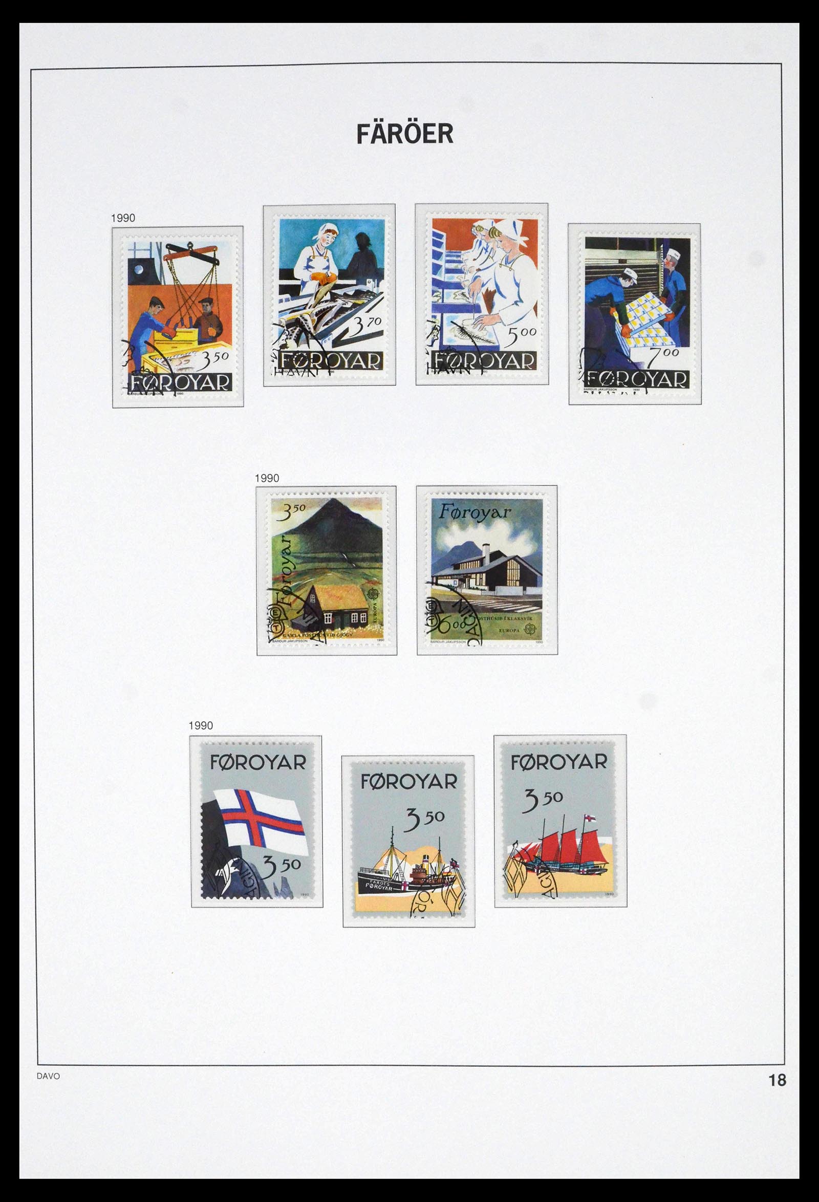 39788 0017 - Stamp collection 39788 Faroe Islands 1975-2019!
