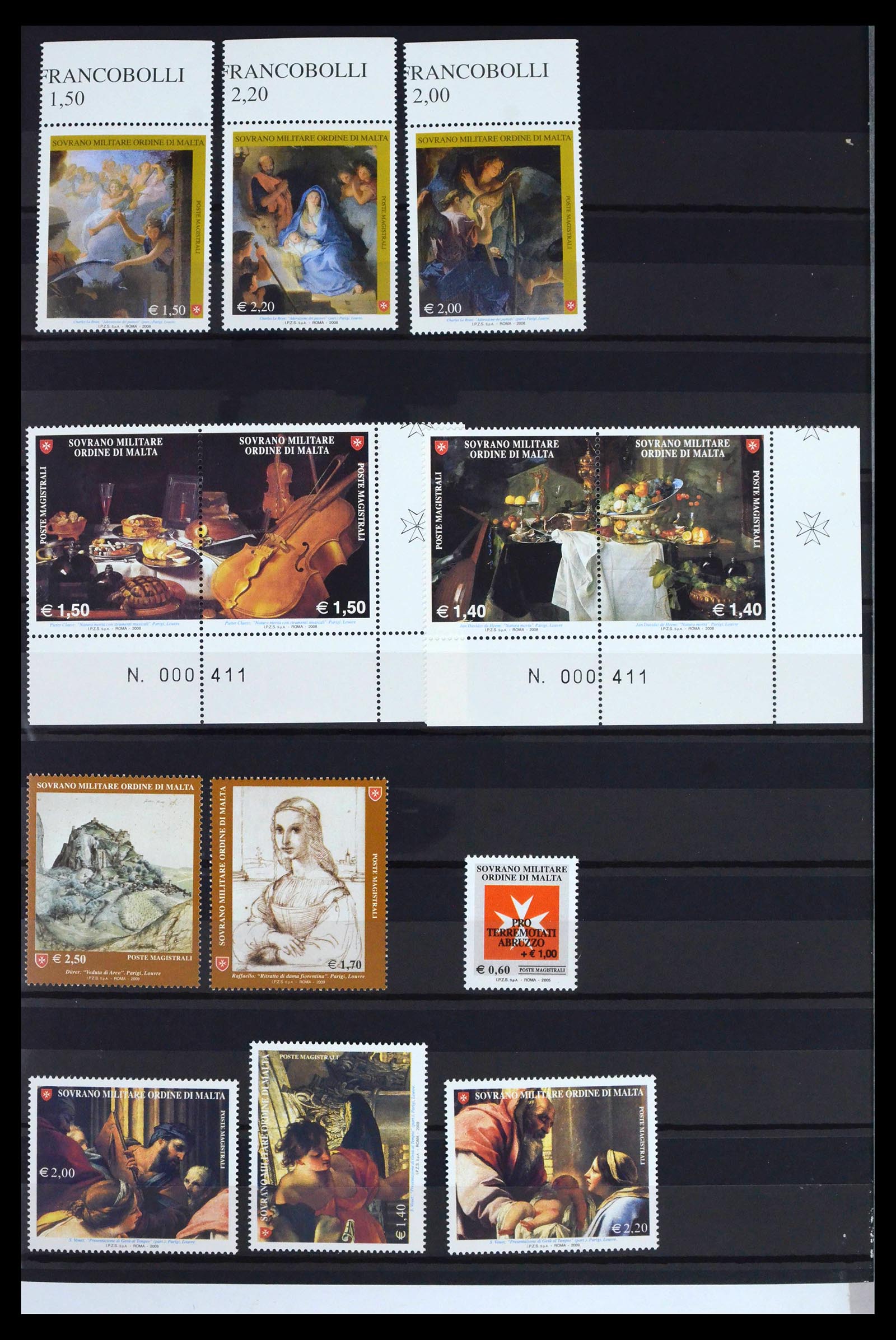 39814 0006 - Stamp collection 39814 Malteser Order complete 1966-2022!!