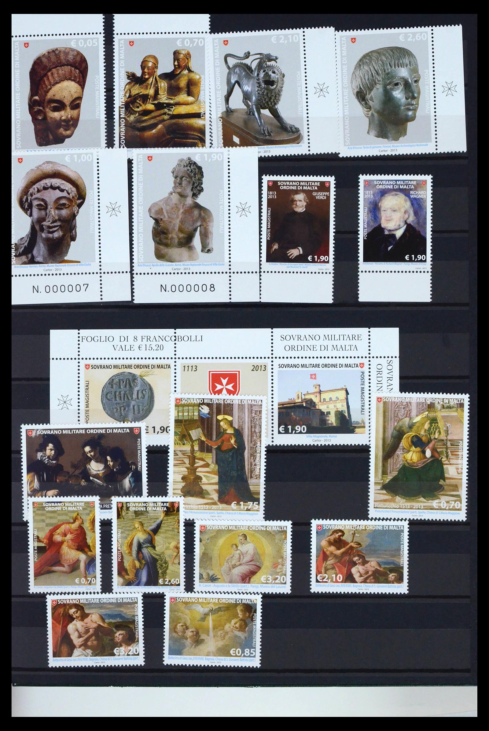 39814 0017 - Stamp collection 39814 Malteser Order complete 1966-2022!!