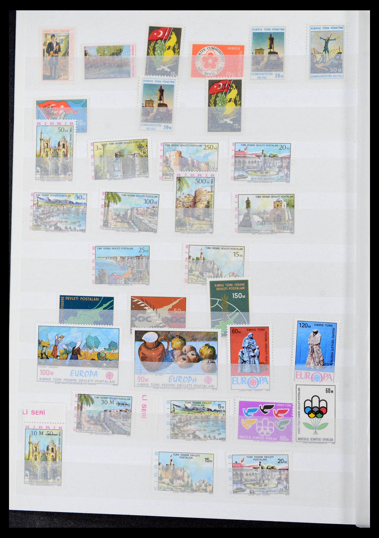 39816 0001 - Postzegelverzameling 39816 Turks Cyprus 1974-2004.