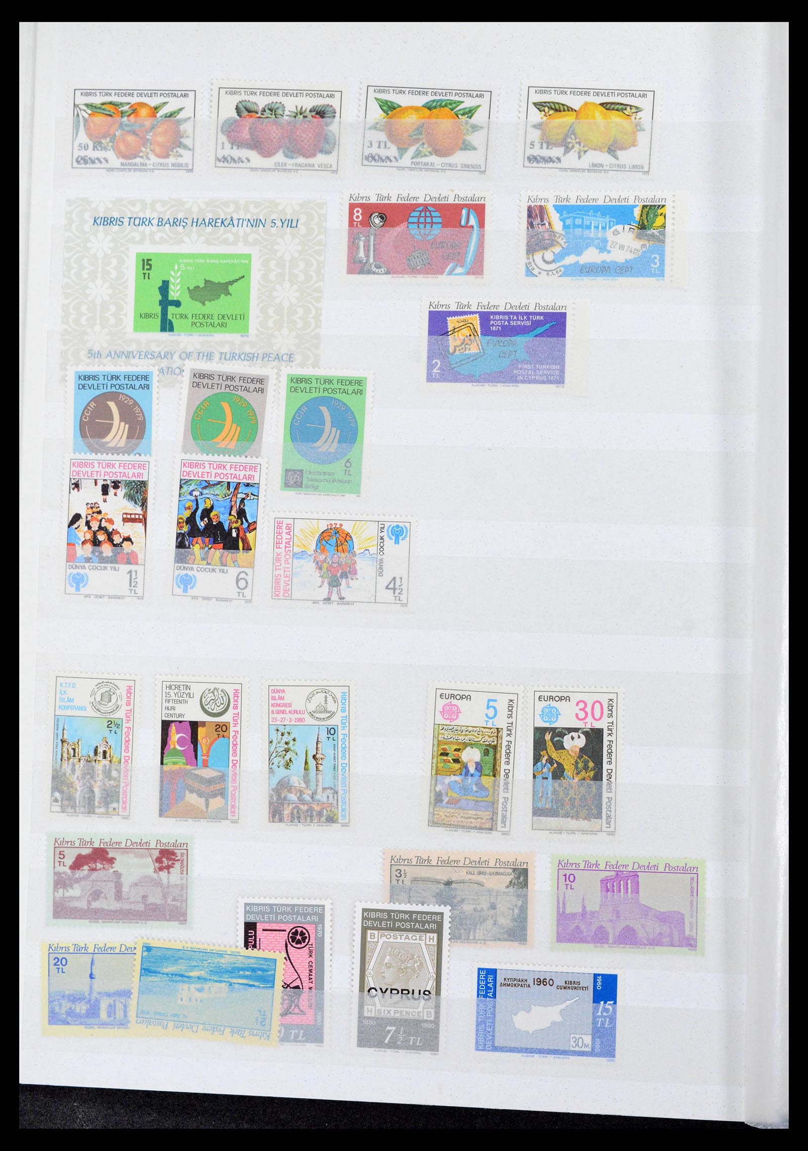 39816 0003 - Postzegelverzameling 39816 Turks Cyprus 1974-2004.