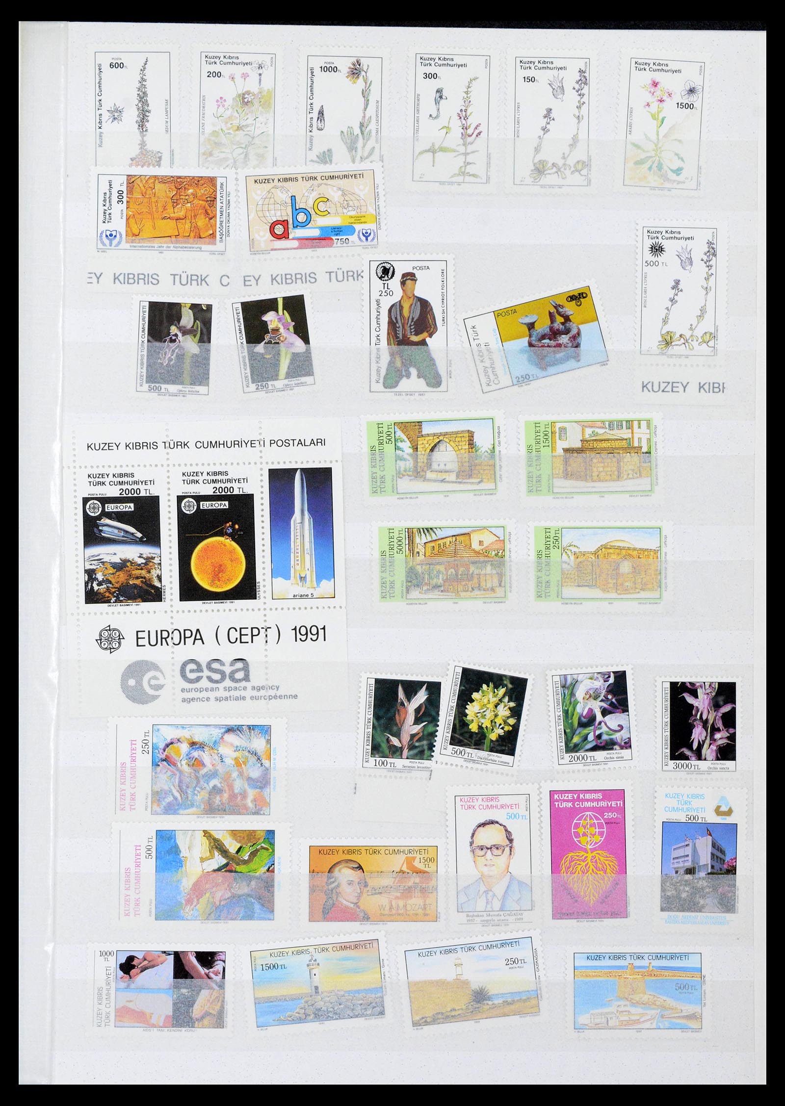 39816 0012 - Postzegelverzameling 39816 Turks Cyprus 1974-2004.