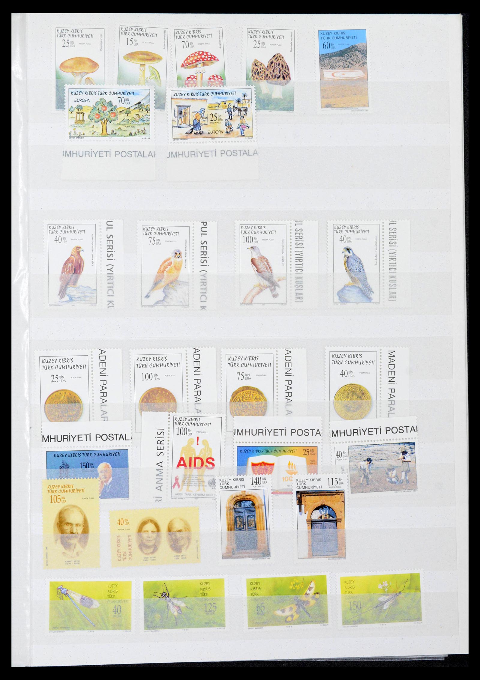 39816 0018 - Postzegelverzameling 39816 Turks Cyprus 1974-2004.
