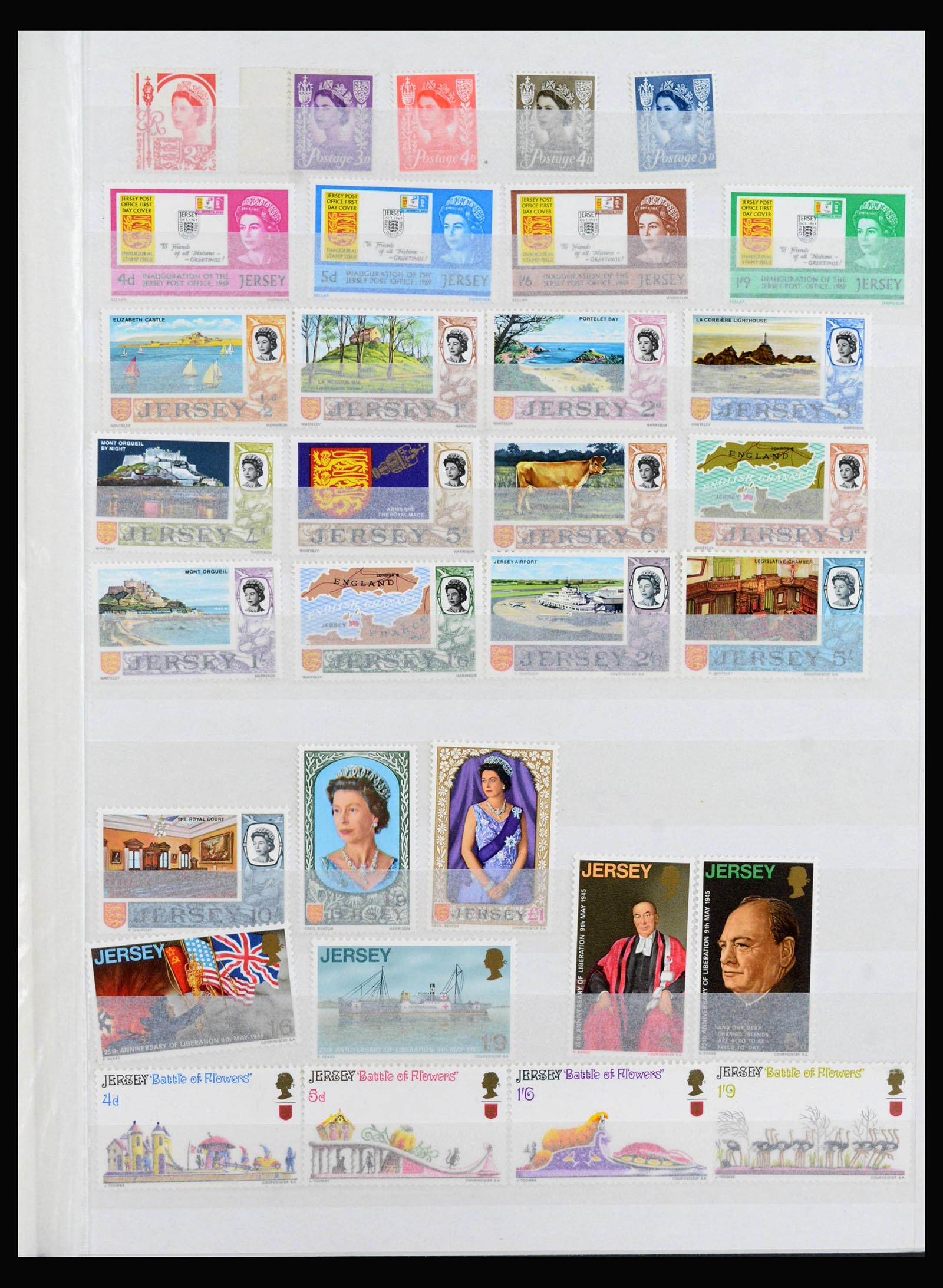 39819 0001 - Postzegelverzameling 39819 Kanaaleilanden 1969-2004.