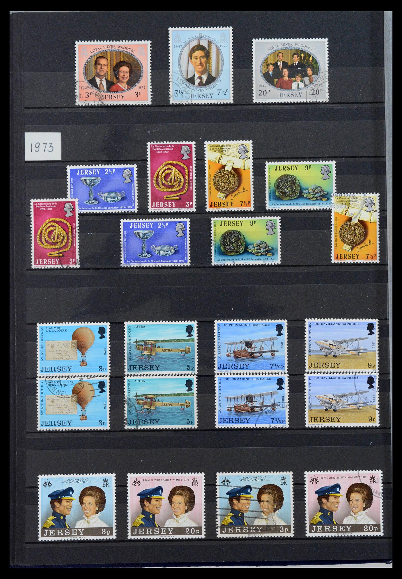 39824 0008 - Postzegelverzameling 39824 Kanaaleilanden 1958-2013.