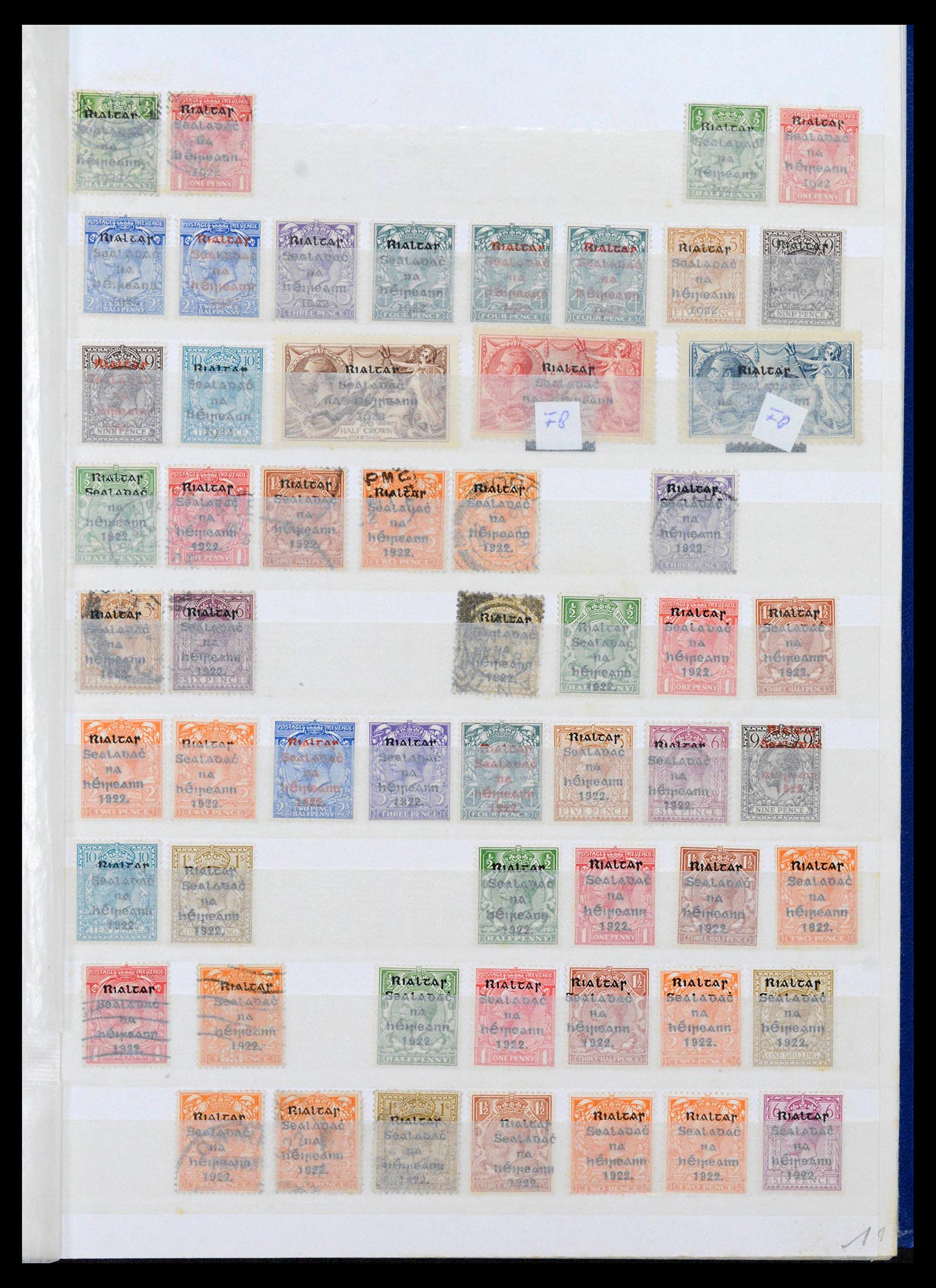 39825 0007 - Postzegelverzameling 39825 Ierland 1922-2014.