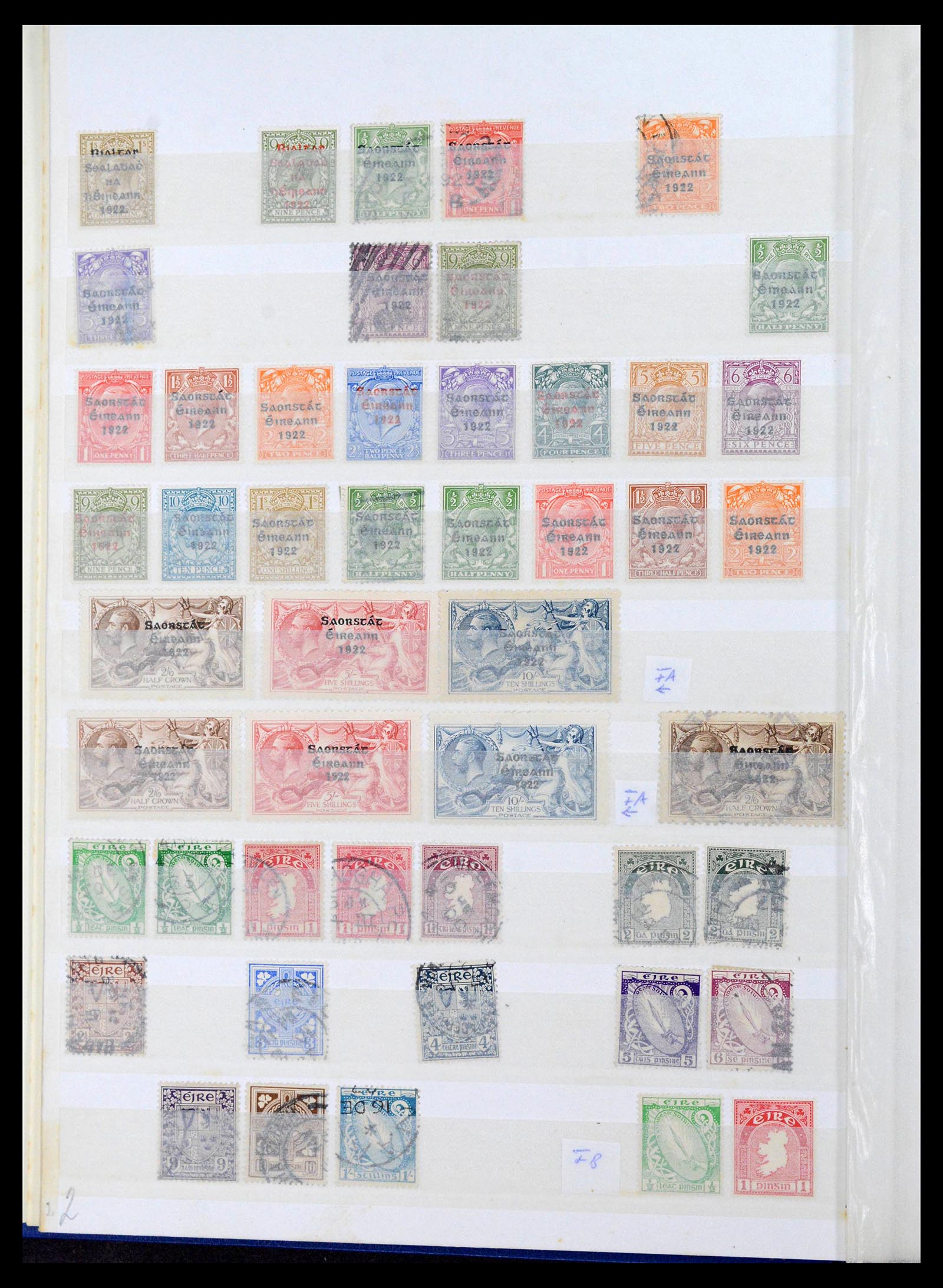 39825 0008 - Postzegelverzameling 39825 Ierland 1922-2014.