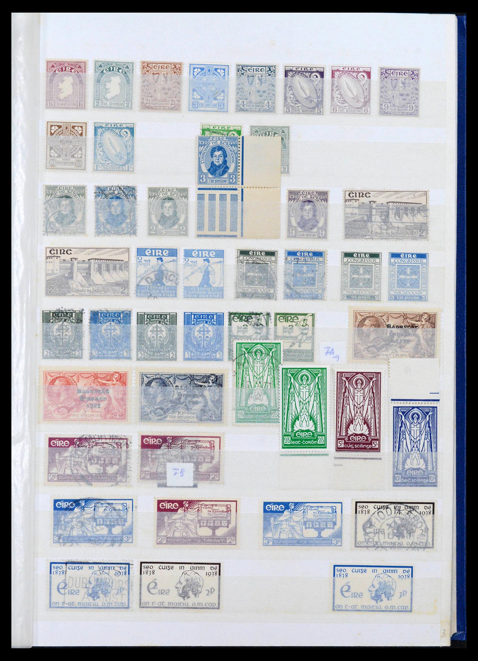 39825 0009 - Postzegelverzameling 39825 Ierland 1922-2014.
