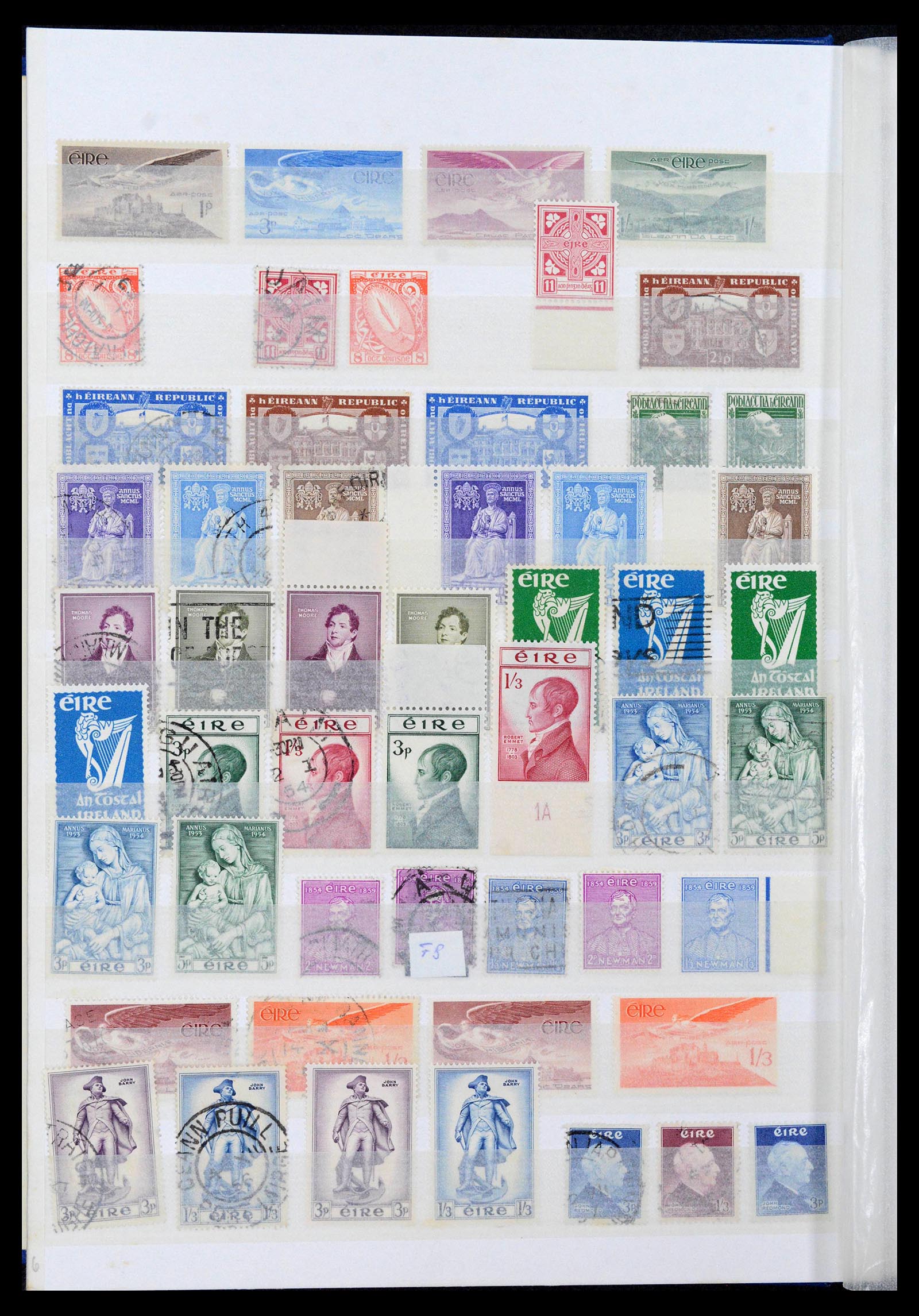 39825 0012 - Postzegelverzameling 39825 Ierland 1922-2014.