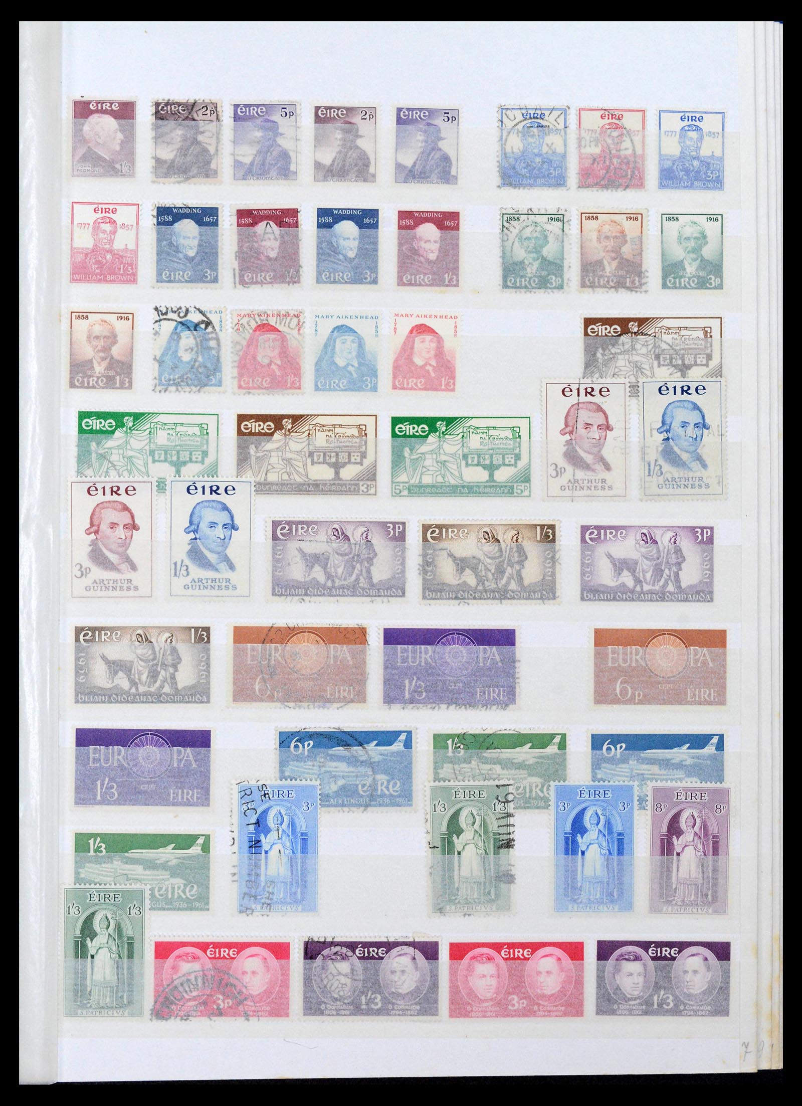 39825 0013 - Postzegelverzameling 39825 Ierland 1922-2014.