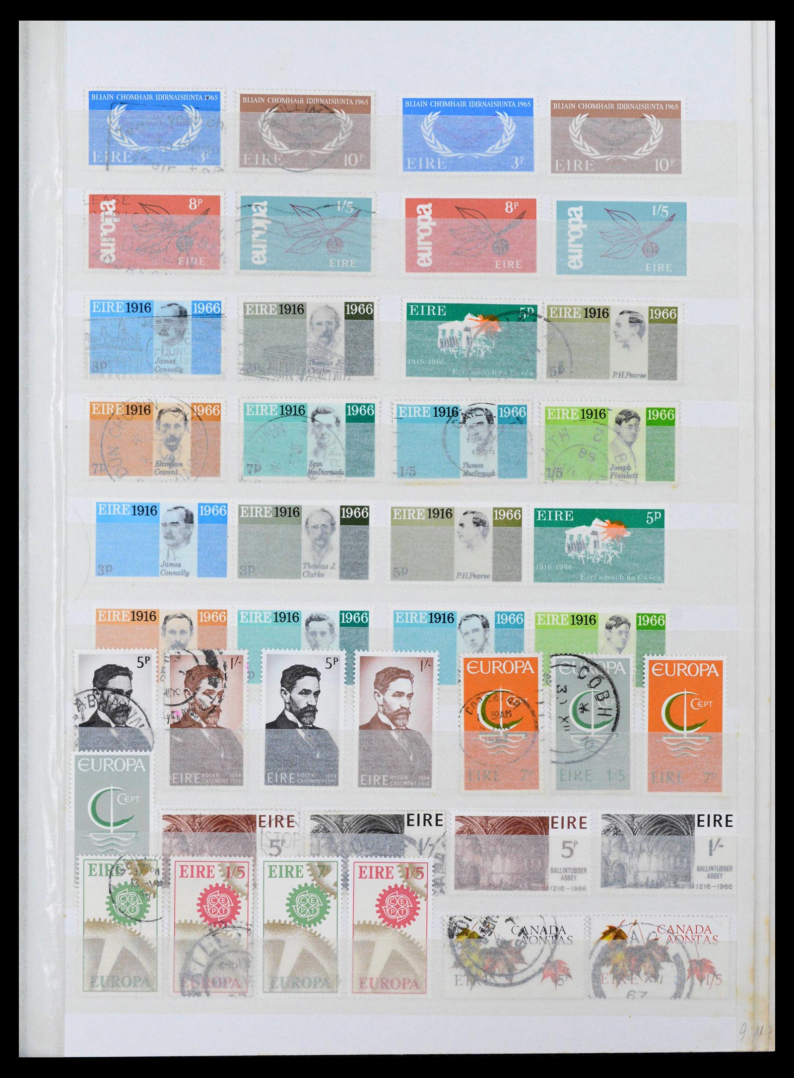 39825 0015 - Postzegelverzameling 39825 Ierland 1922-2014.