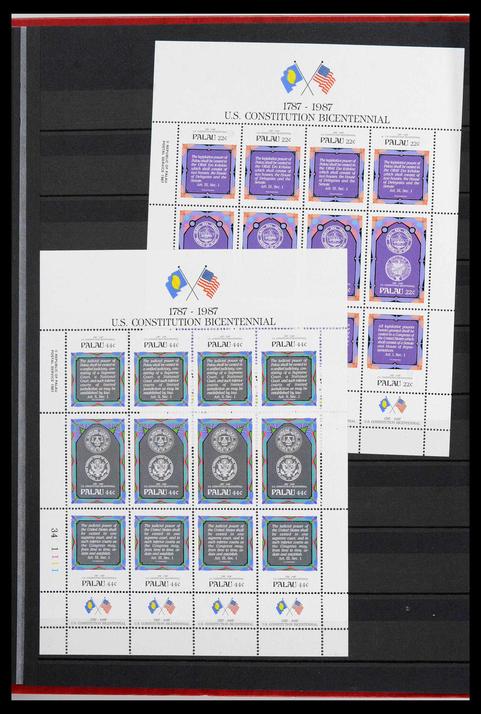39827 0008 - Postzegelverzameling 39827 Palau 1986-2005.