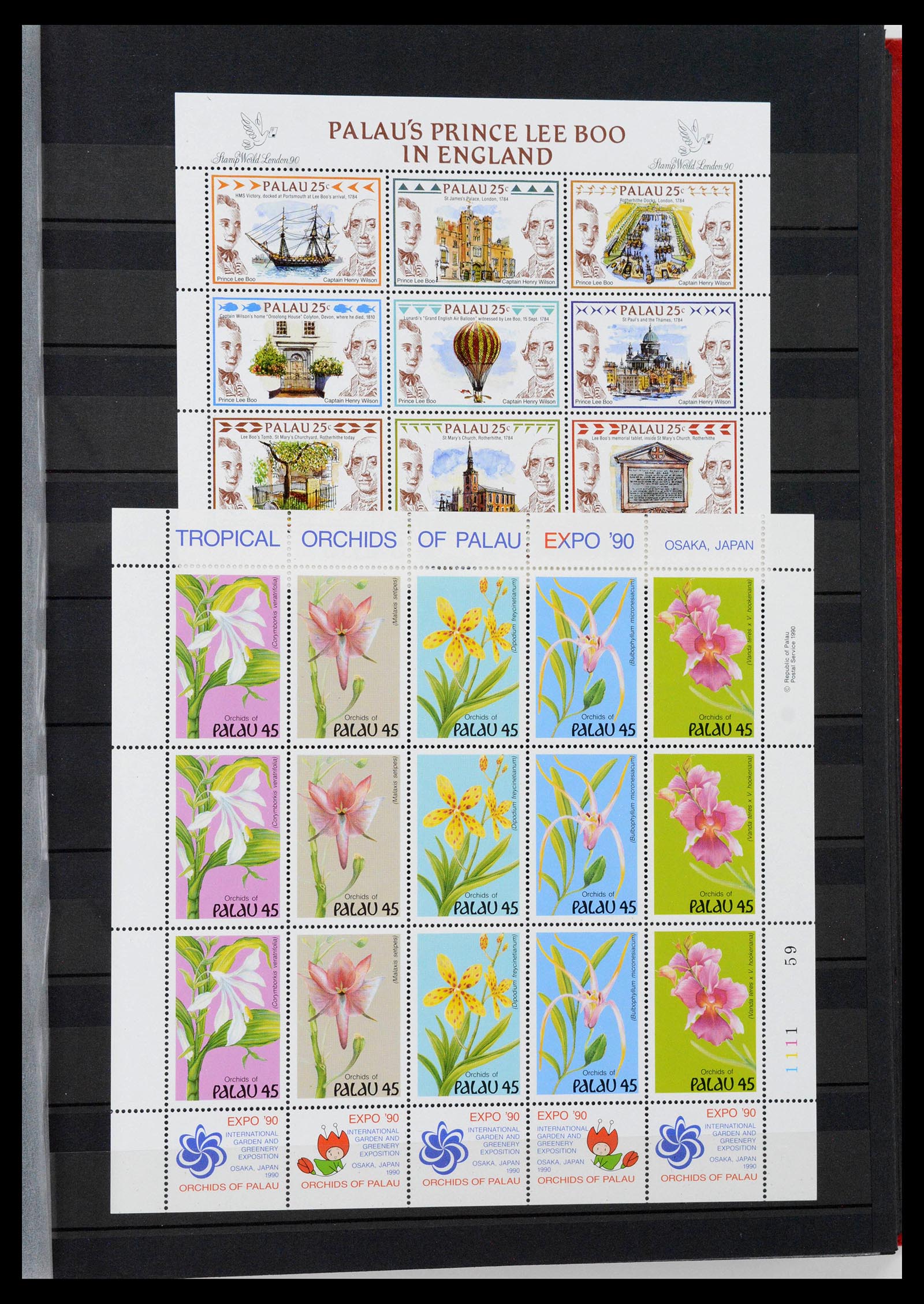 39827 0017 - Postzegelverzameling 39827 Palau 1986-2005.