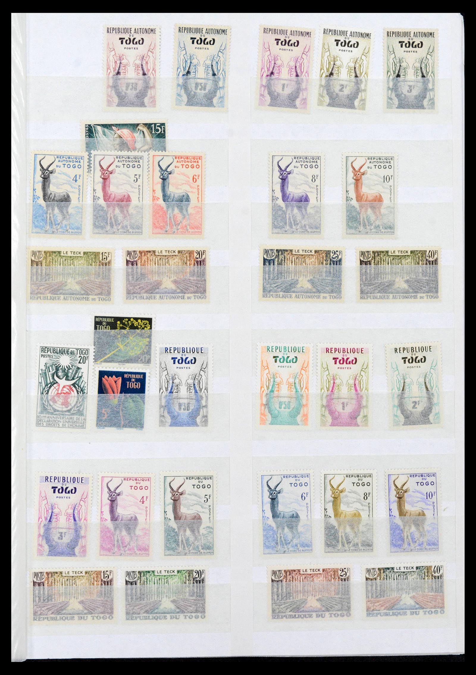 39828 0001 - Postzegelverzameling 39828 Togo 1957-2000.
