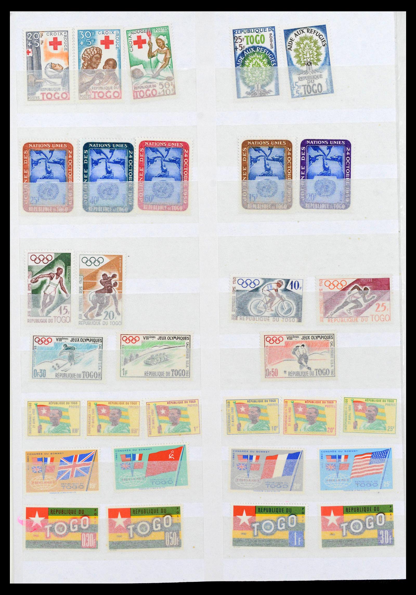 39828 0002 - Postzegelverzameling 39828 Togo 1957-2000.