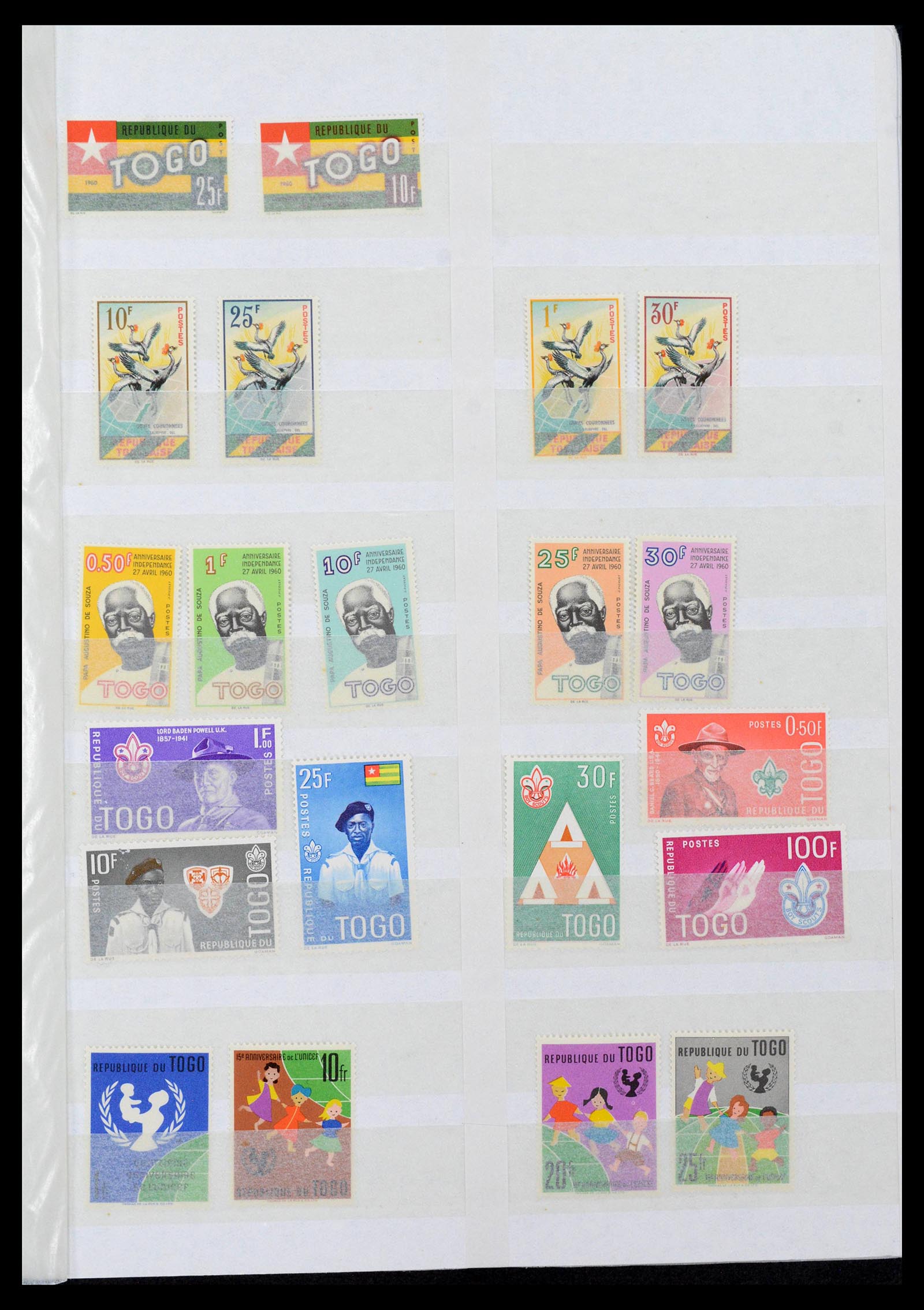 39828 0003 - Postzegelverzameling 39828 Togo 1957-2000.
