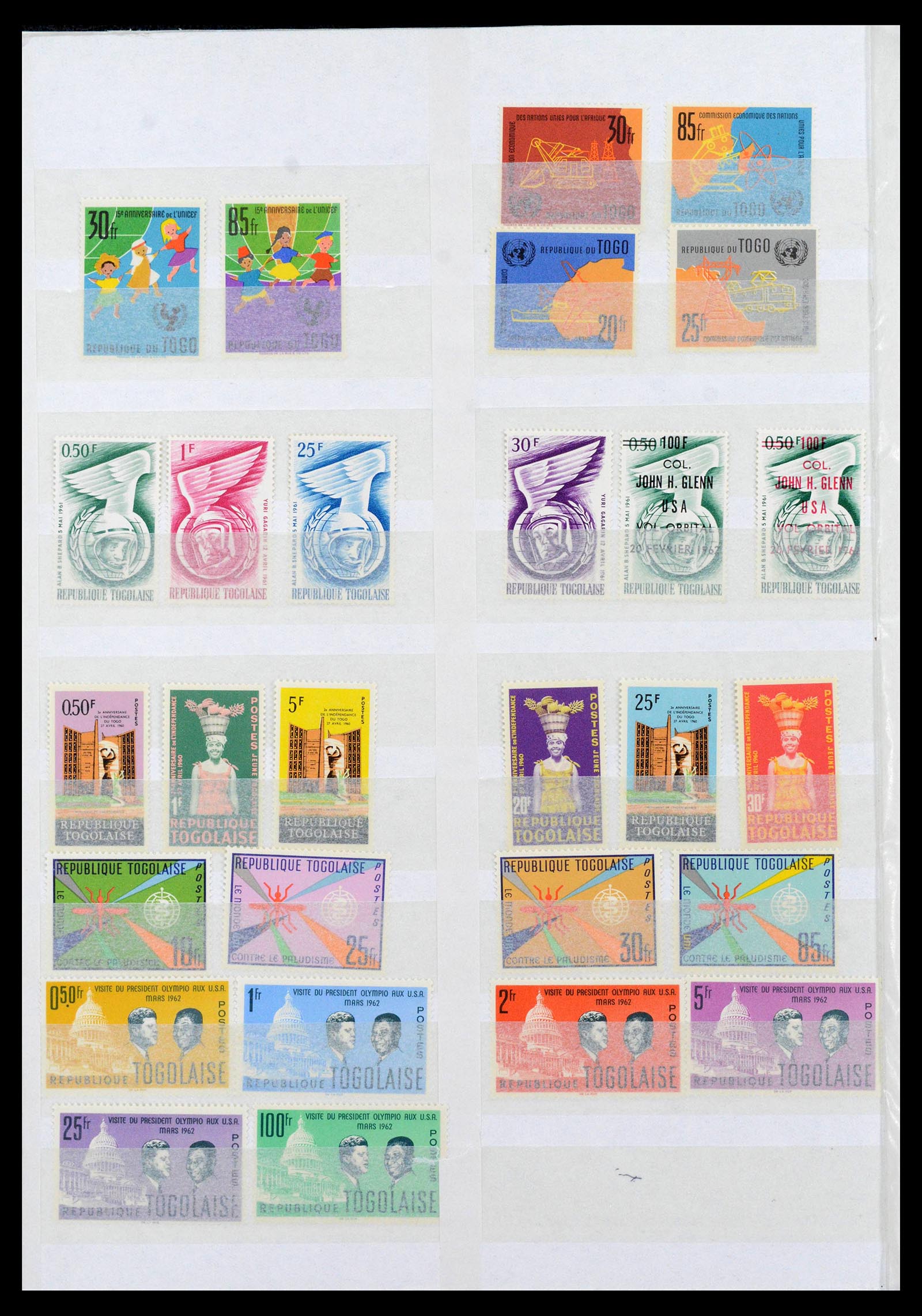 39828 0004 - Postzegelverzameling 39828 Togo 1957-2000.