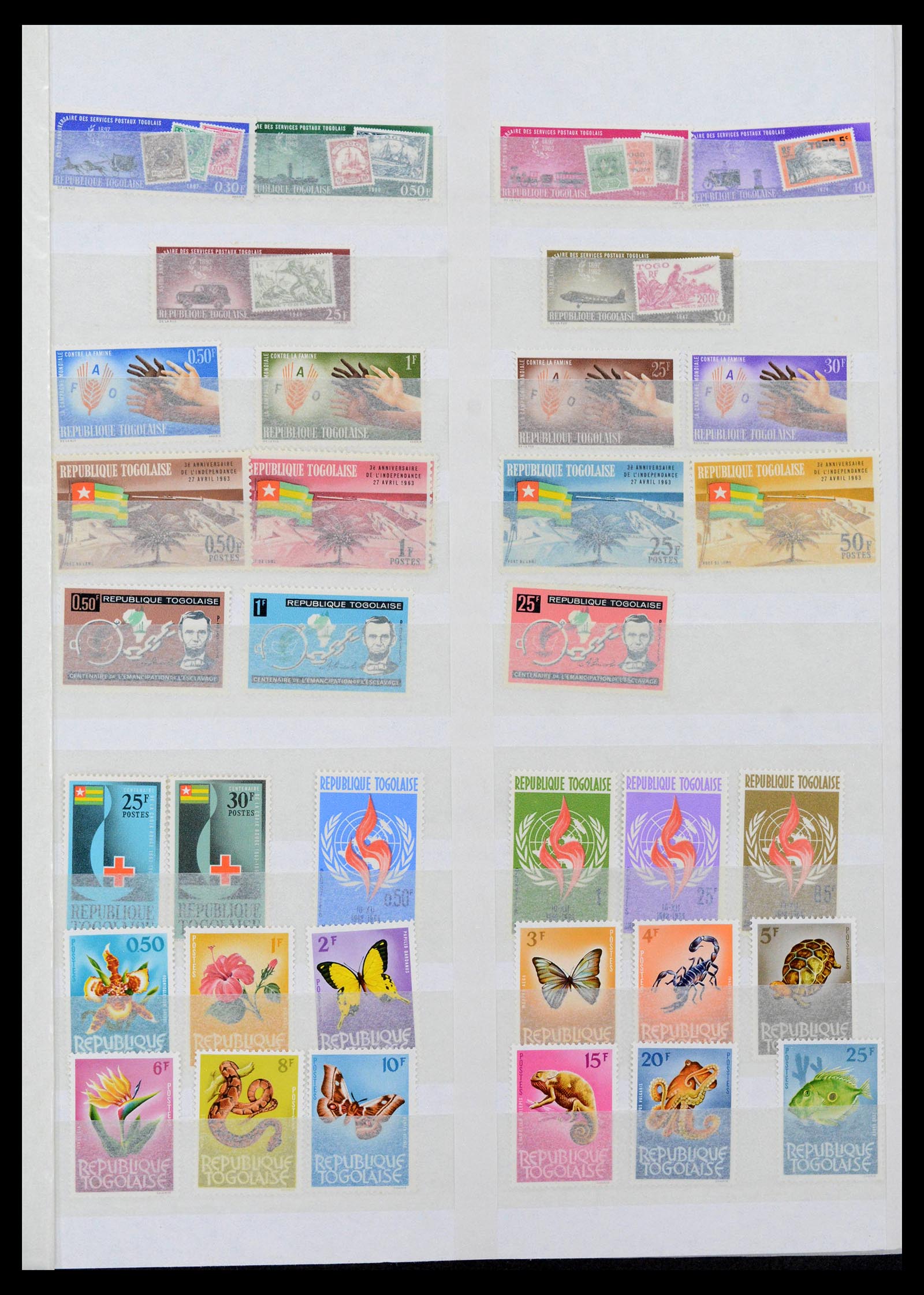 39828 0005 - Postzegelverzameling 39828 Togo 1957-2000.