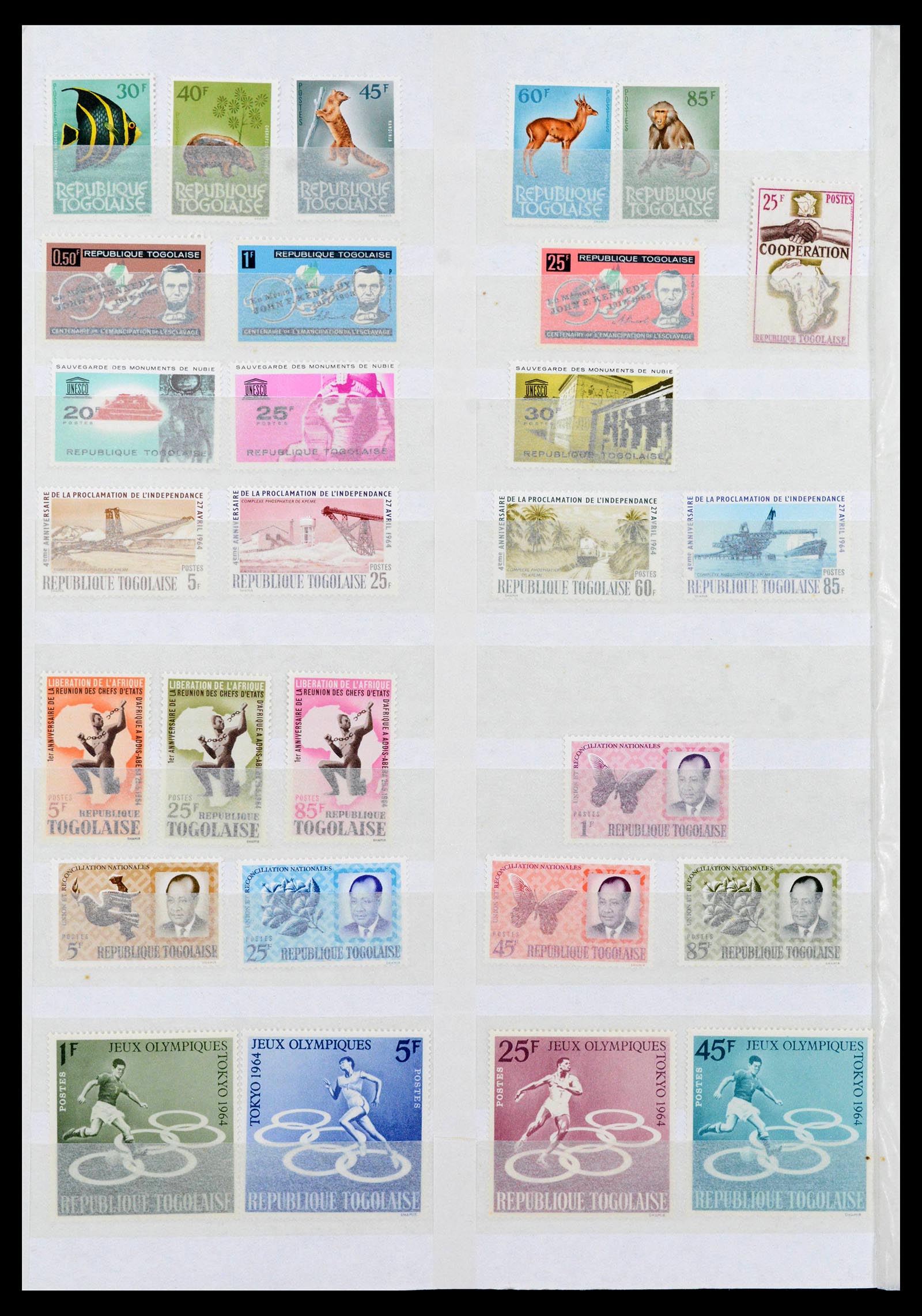 39828 0006 - Postzegelverzameling 39828 Togo 1957-2000.