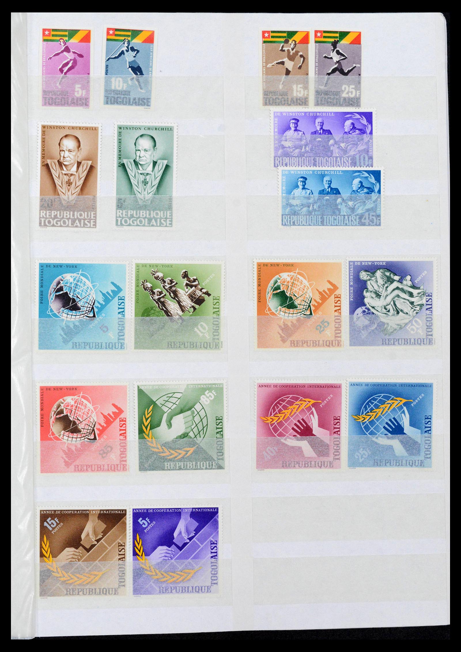 39828 0009 - Postzegelverzameling 39828 Togo 1957-2000.
