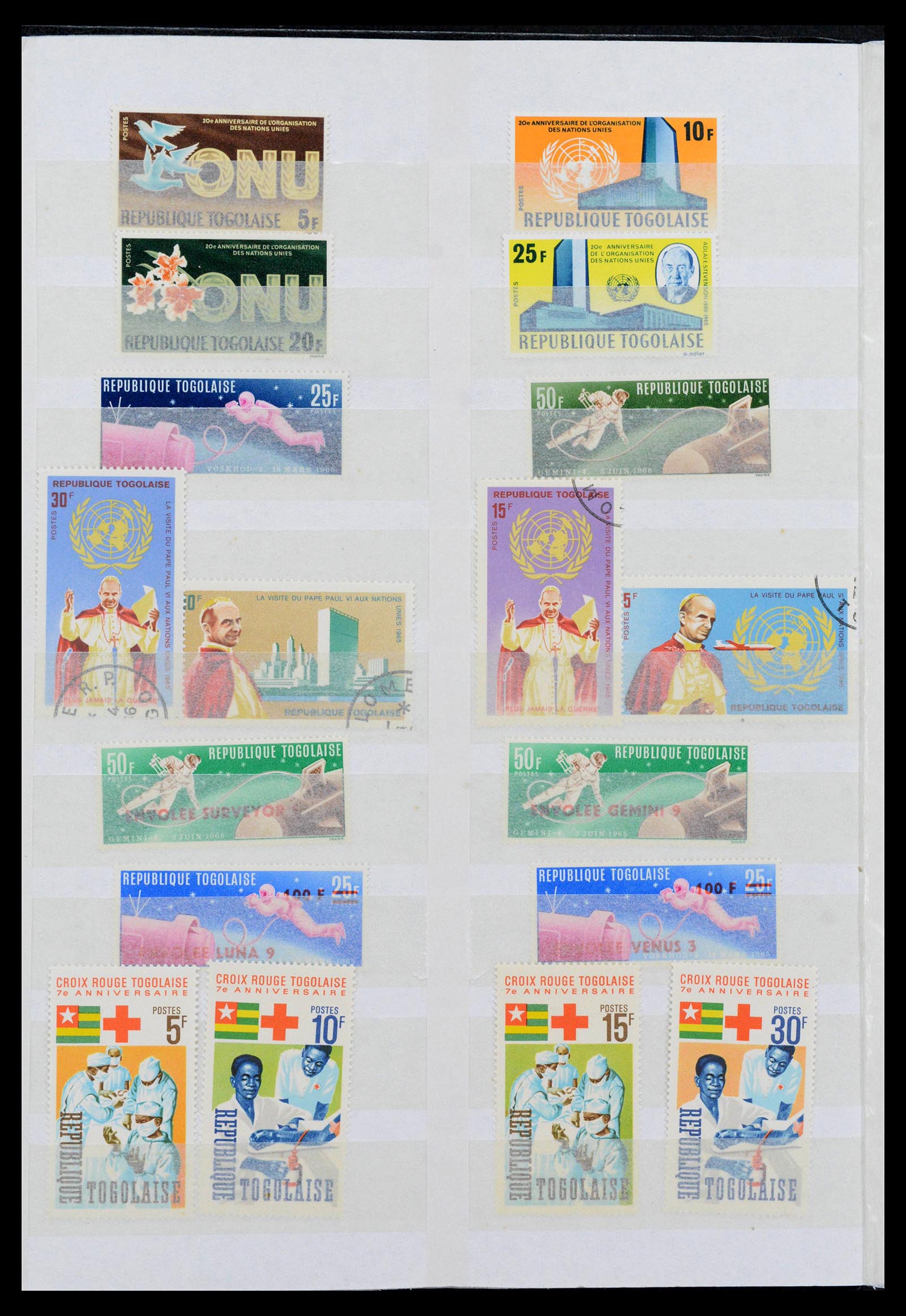 39828 0010 - Postzegelverzameling 39828 Togo 1957-2000.