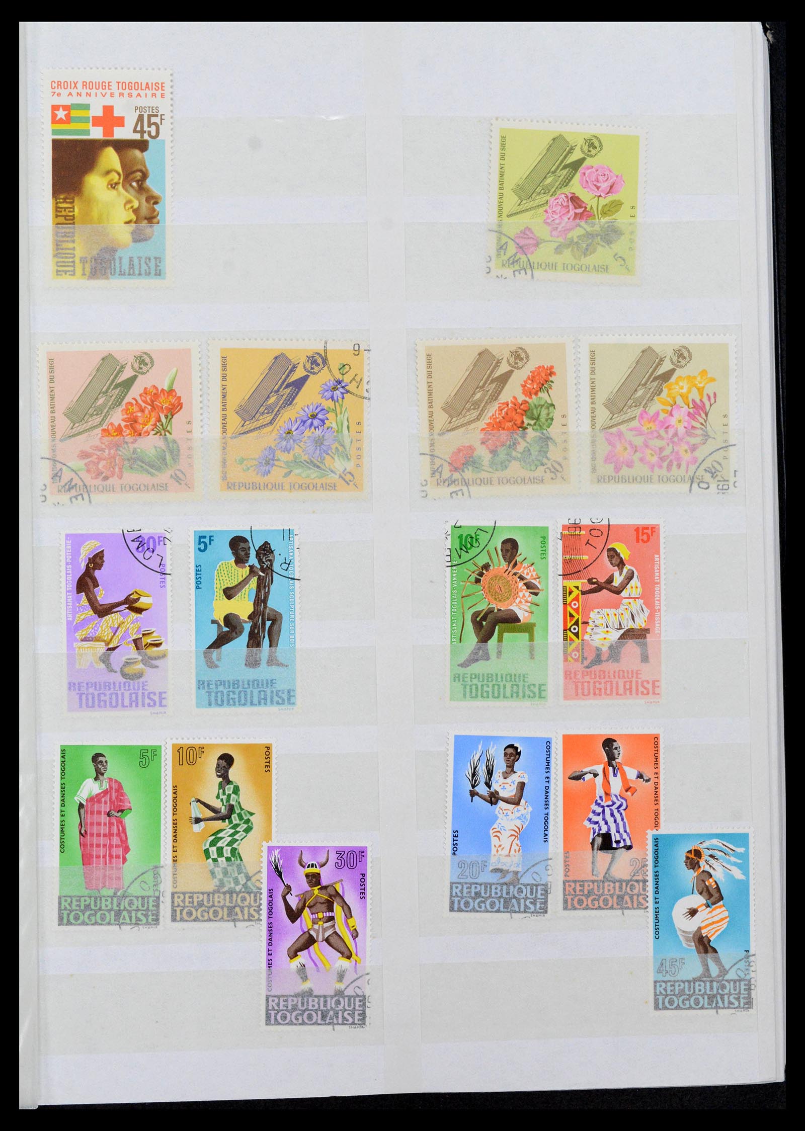 39828 0011 - Postzegelverzameling 39828 Togo 1957-2000.
