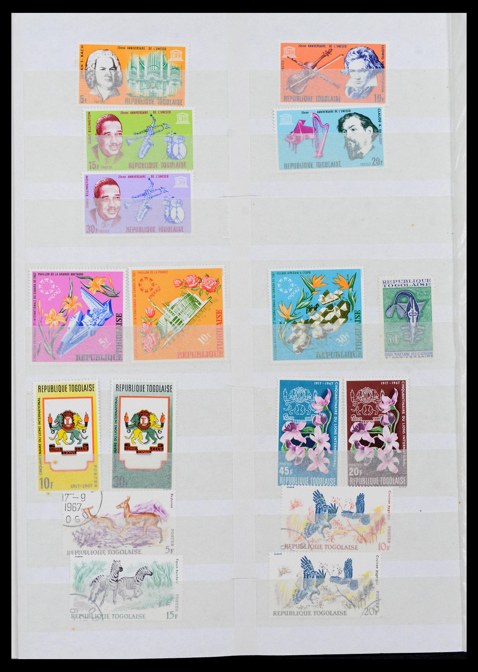 39828 0014 - Postzegelverzameling 39828 Togo 1957-2000.