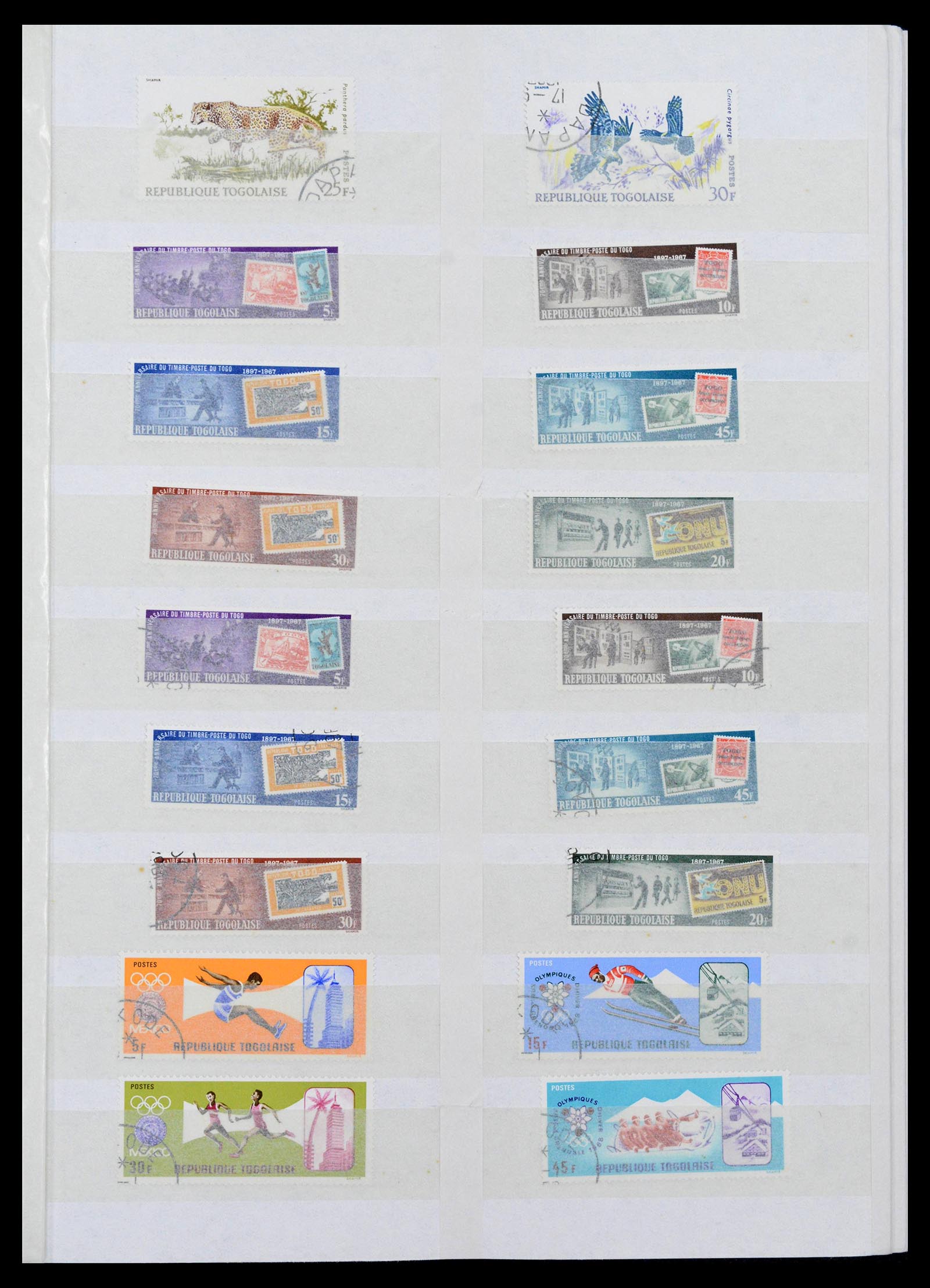 39828 0015 - Postzegelverzameling 39828 Togo 1957-2000.