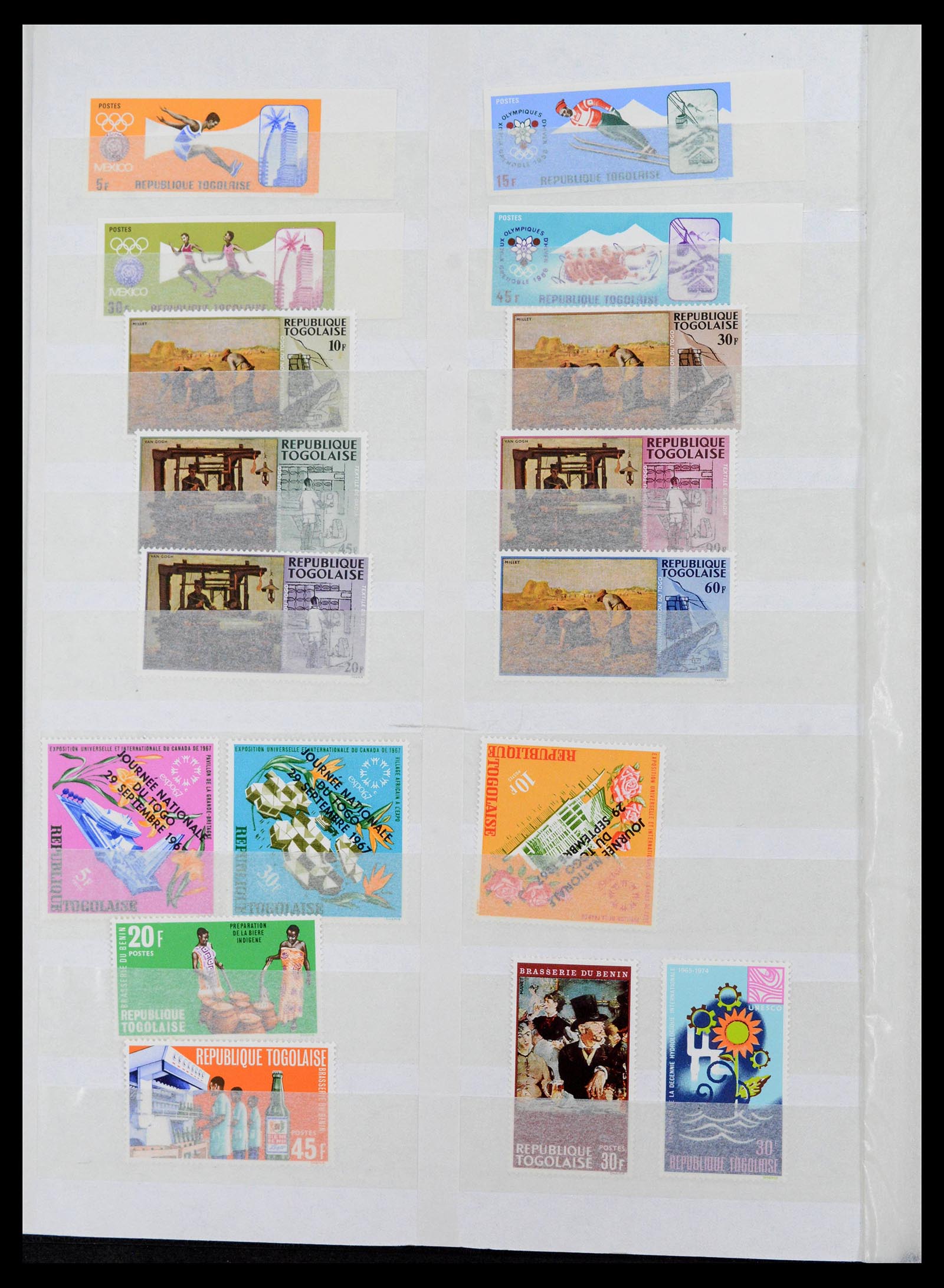 39828 0016 - Postzegelverzameling 39828 Togo 1957-2000.