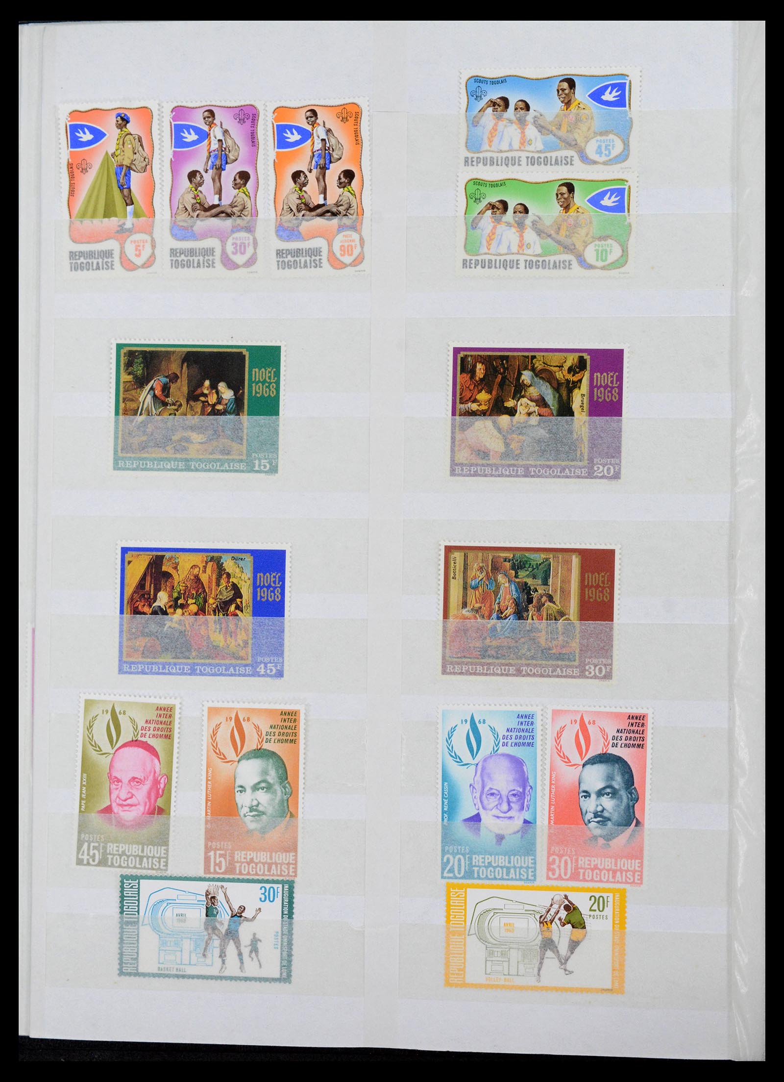 39828 0018 - Postzegelverzameling 39828 Togo 1957-2000.