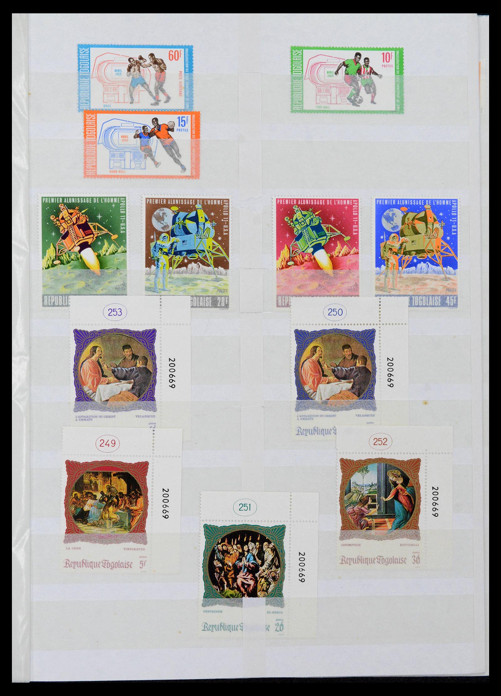 39828 0019 - Postzegelverzameling 39828 Togo 1957-2000.