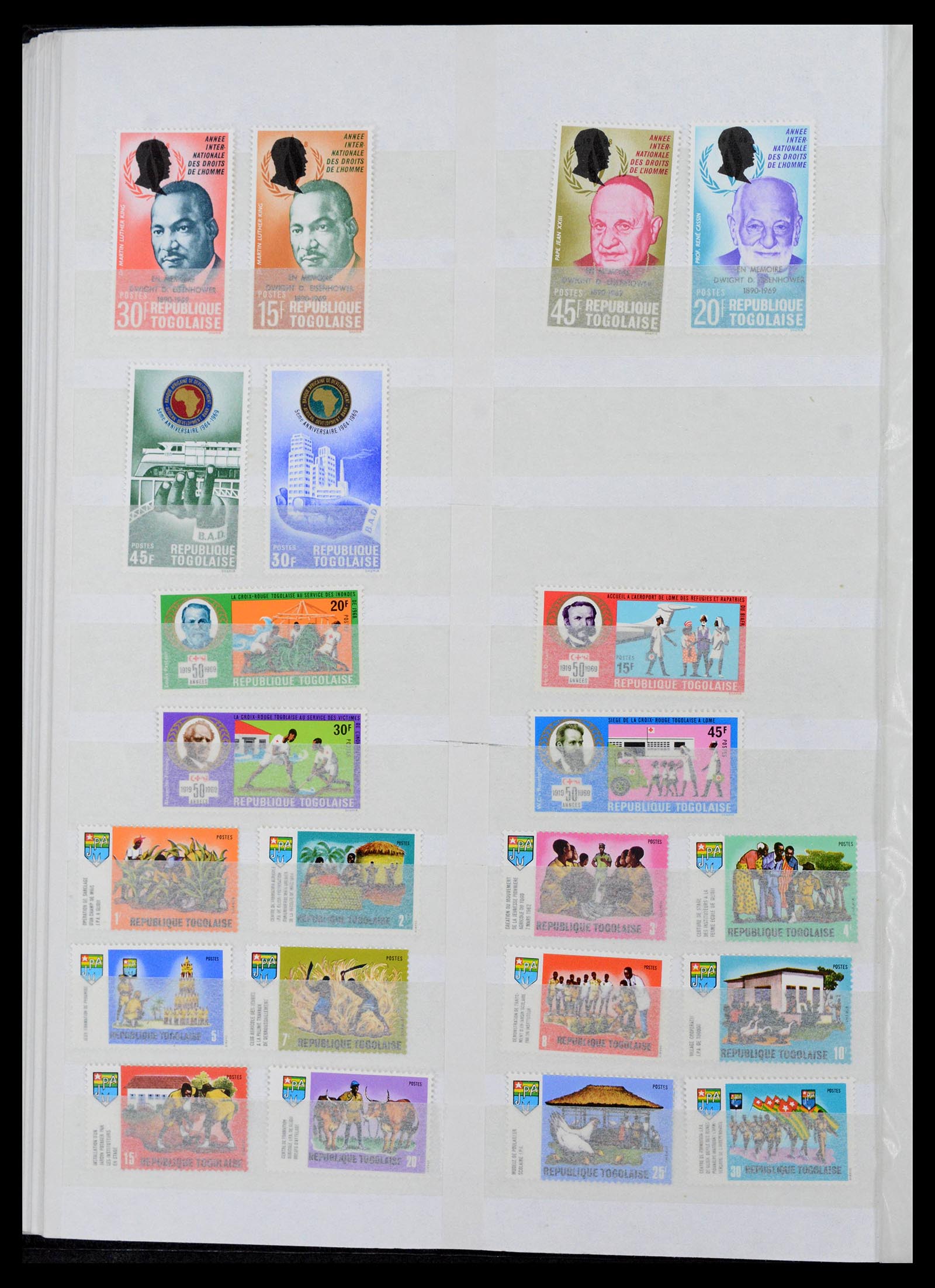 39828 0020 - Postzegelverzameling 39828 Togo 1957-2000.