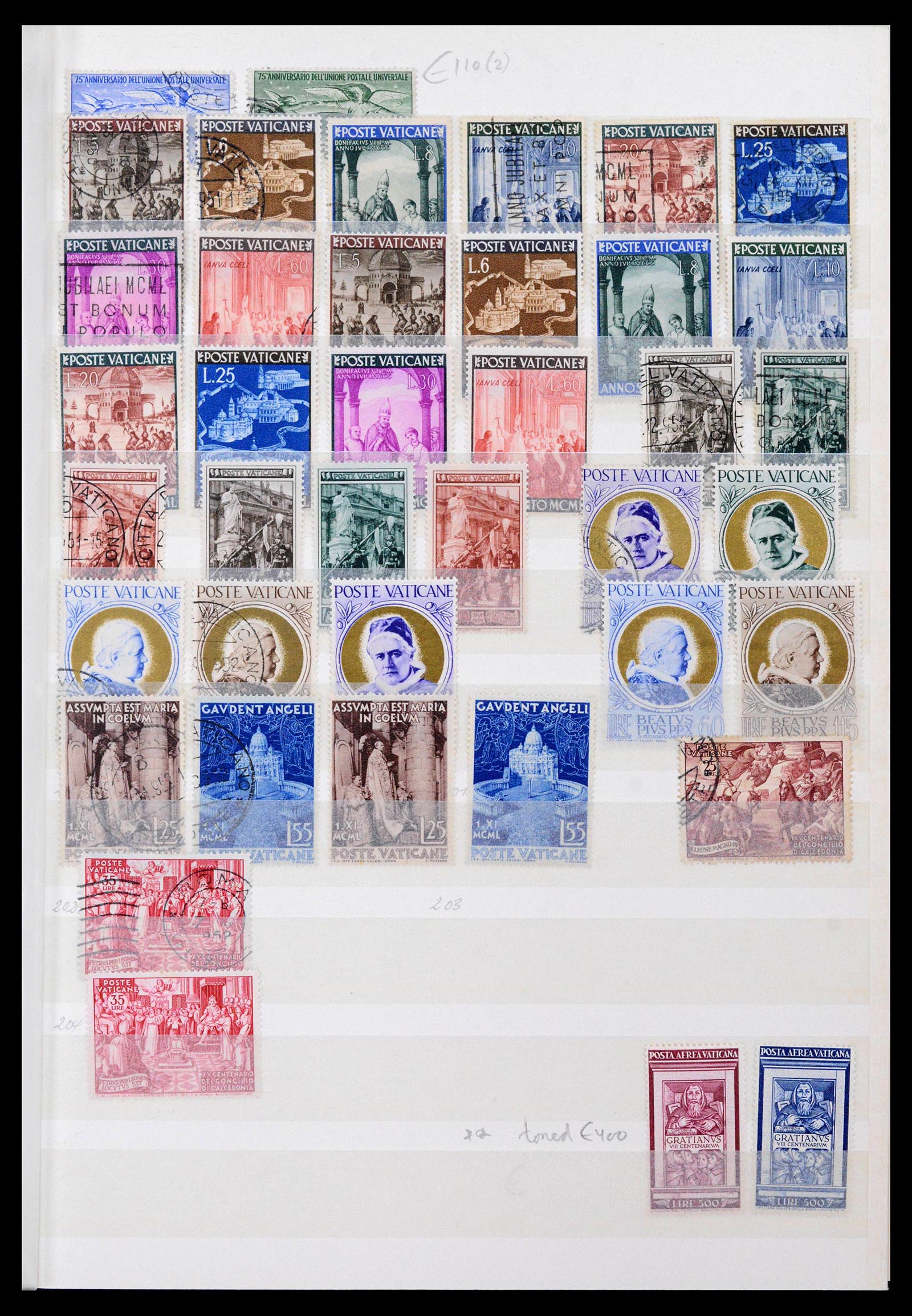39831 0007 - Postzegelverzameling 39831 Vaticaan 1929-2013.