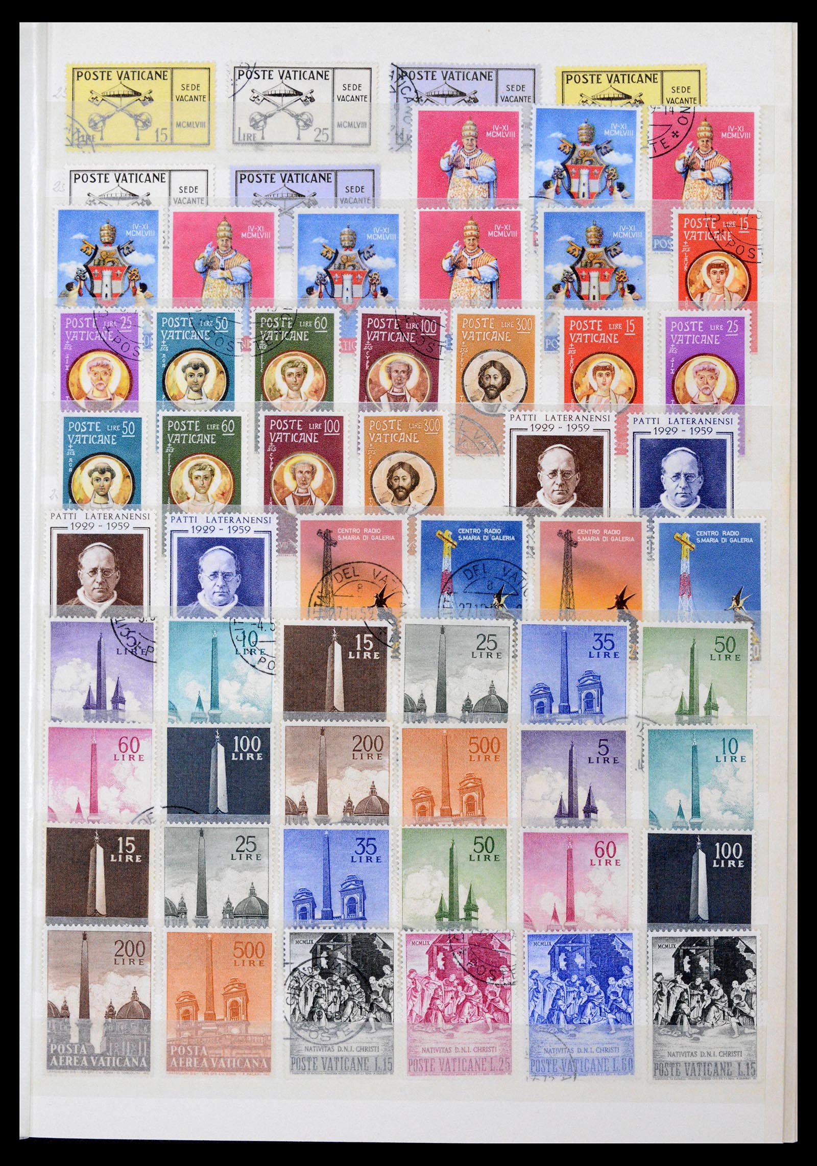 39831 0013 - Postzegelverzameling 39831 Vaticaan 1929-2013.