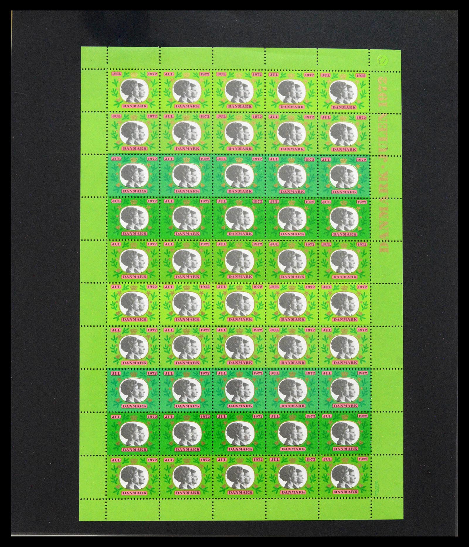 39832 0001 - Postzegelverzameling 39832 Denemarken Jul zegels 1904-2016.