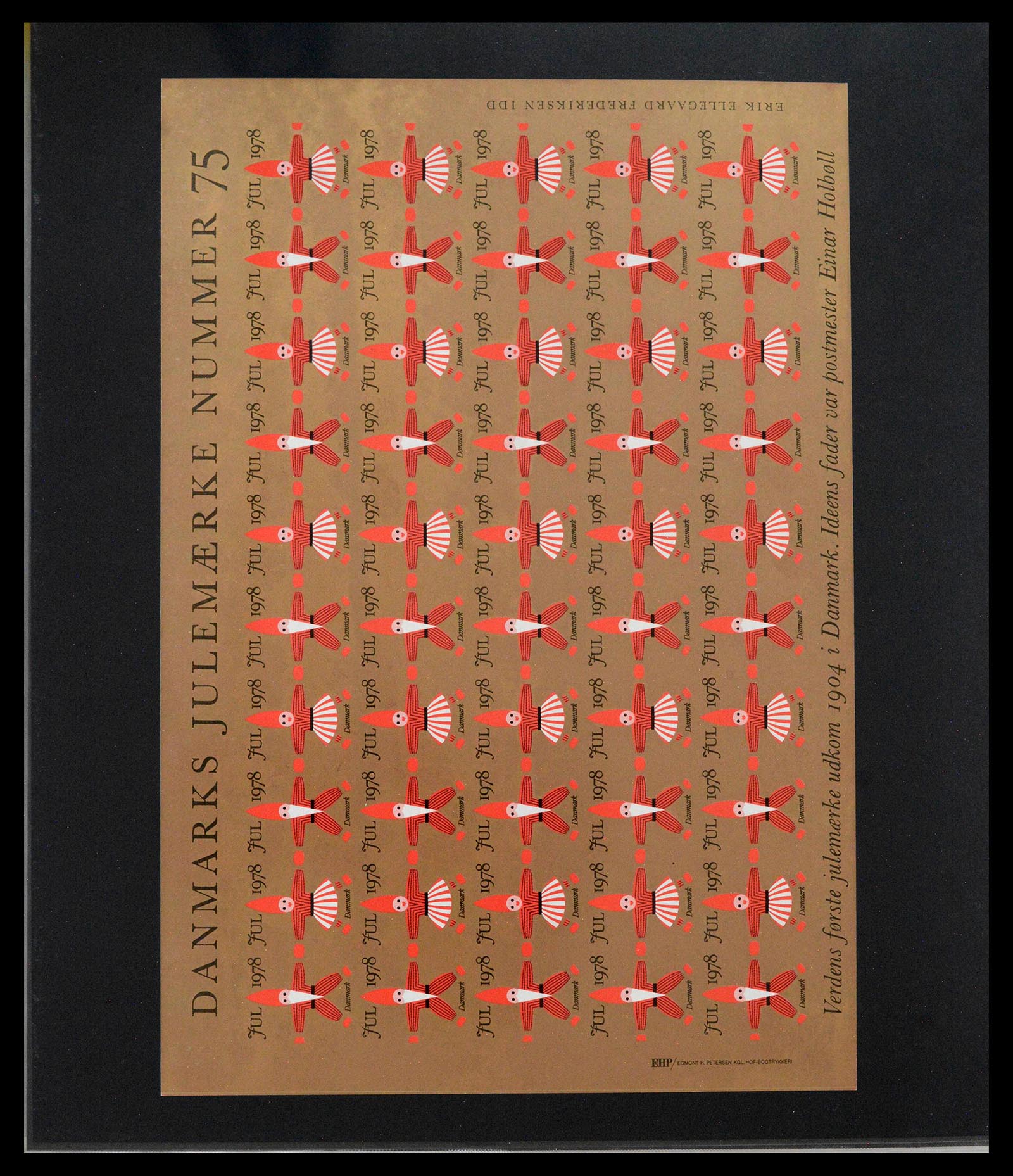 39832 0010 - Postzegelverzameling 39832 Denemarken Jul zegels 1904-2016.