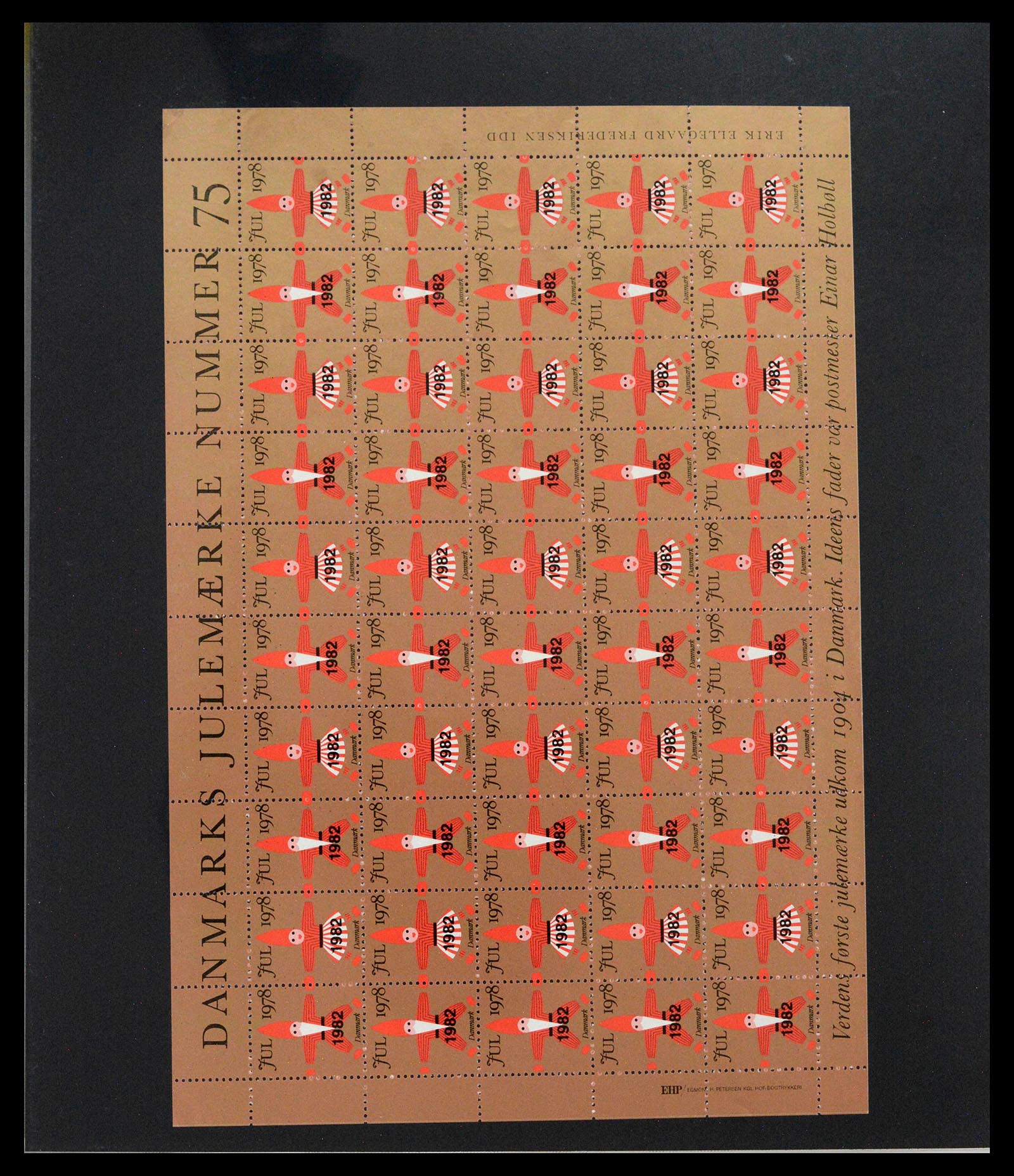 39832 0016 - Postzegelverzameling 39832 Denemarken Jul zegels 1904-2016.