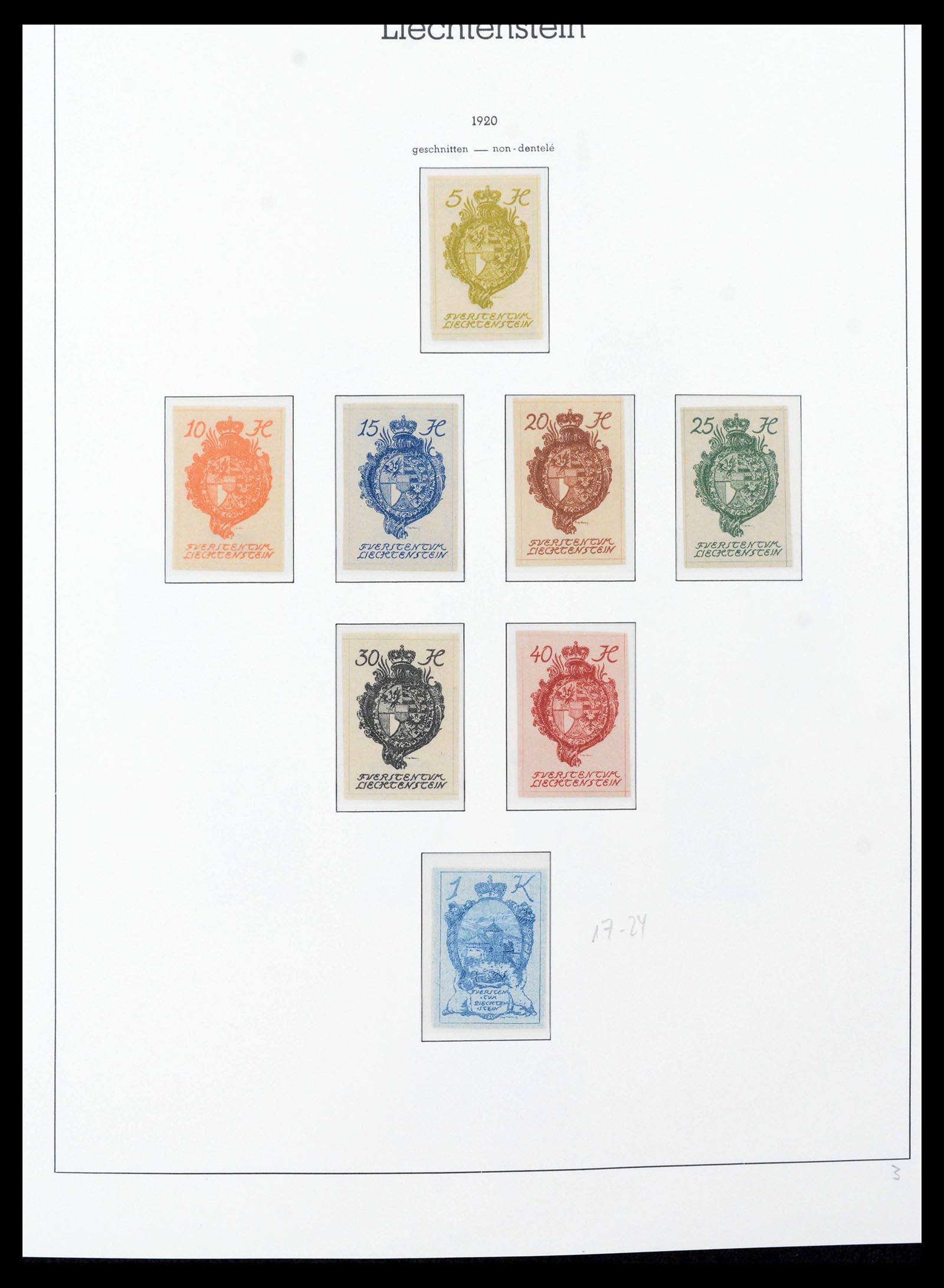 39835 0003 - Postzegelverzameling 39835 Liechtenstein compleet 1912-1980.