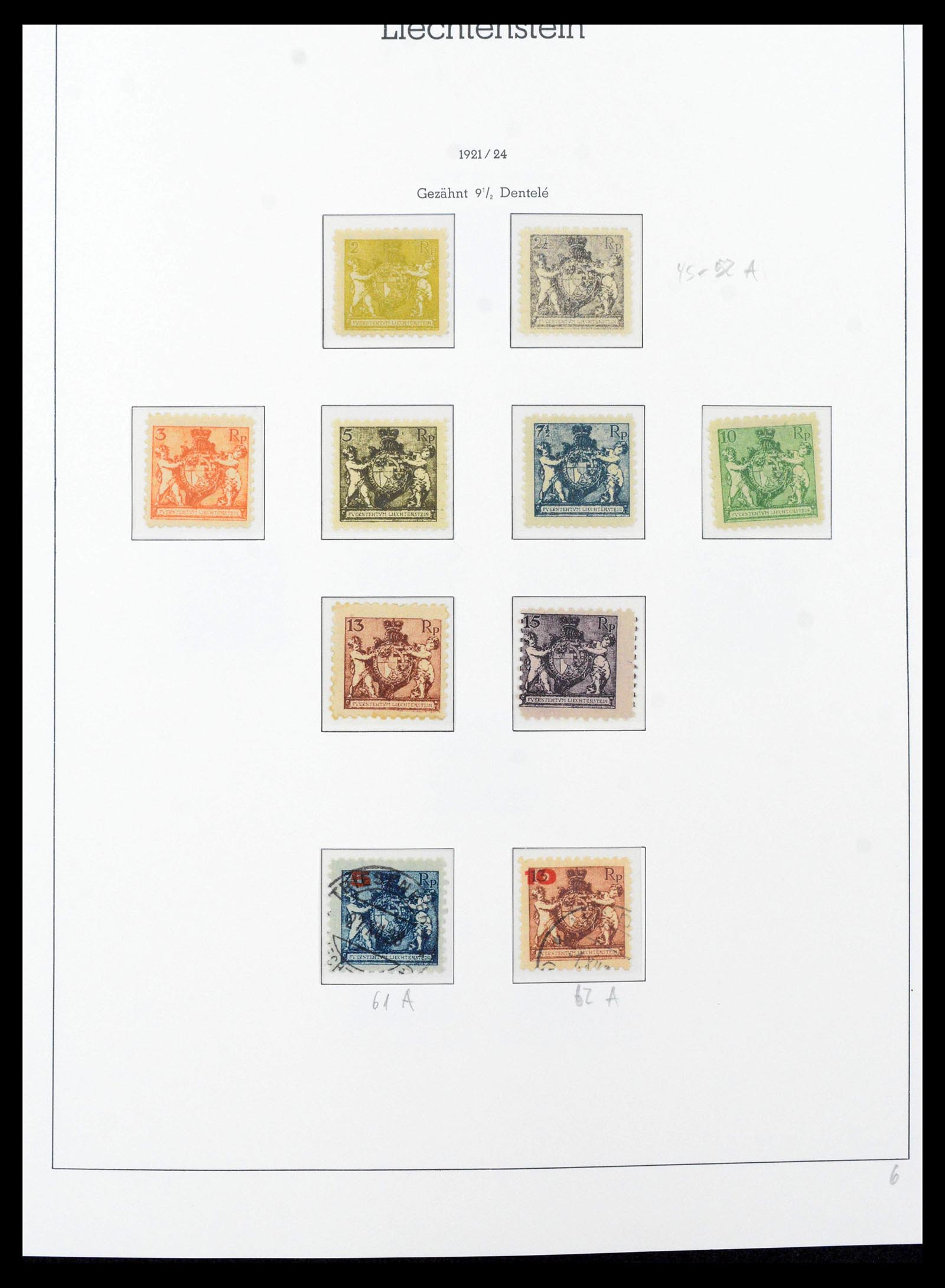 39835 0006 - Postzegelverzameling 39835 Liechtenstein compleet 1912-1980.