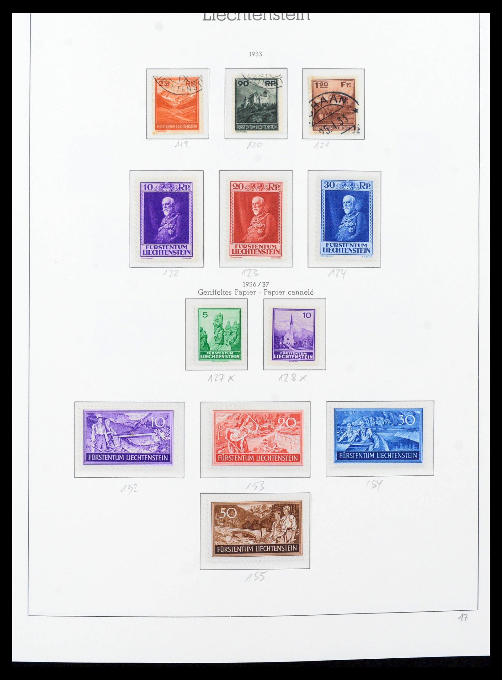 39835 0017 - Postzegelverzameling 39835 Liechtenstein compleet 1912-1980.