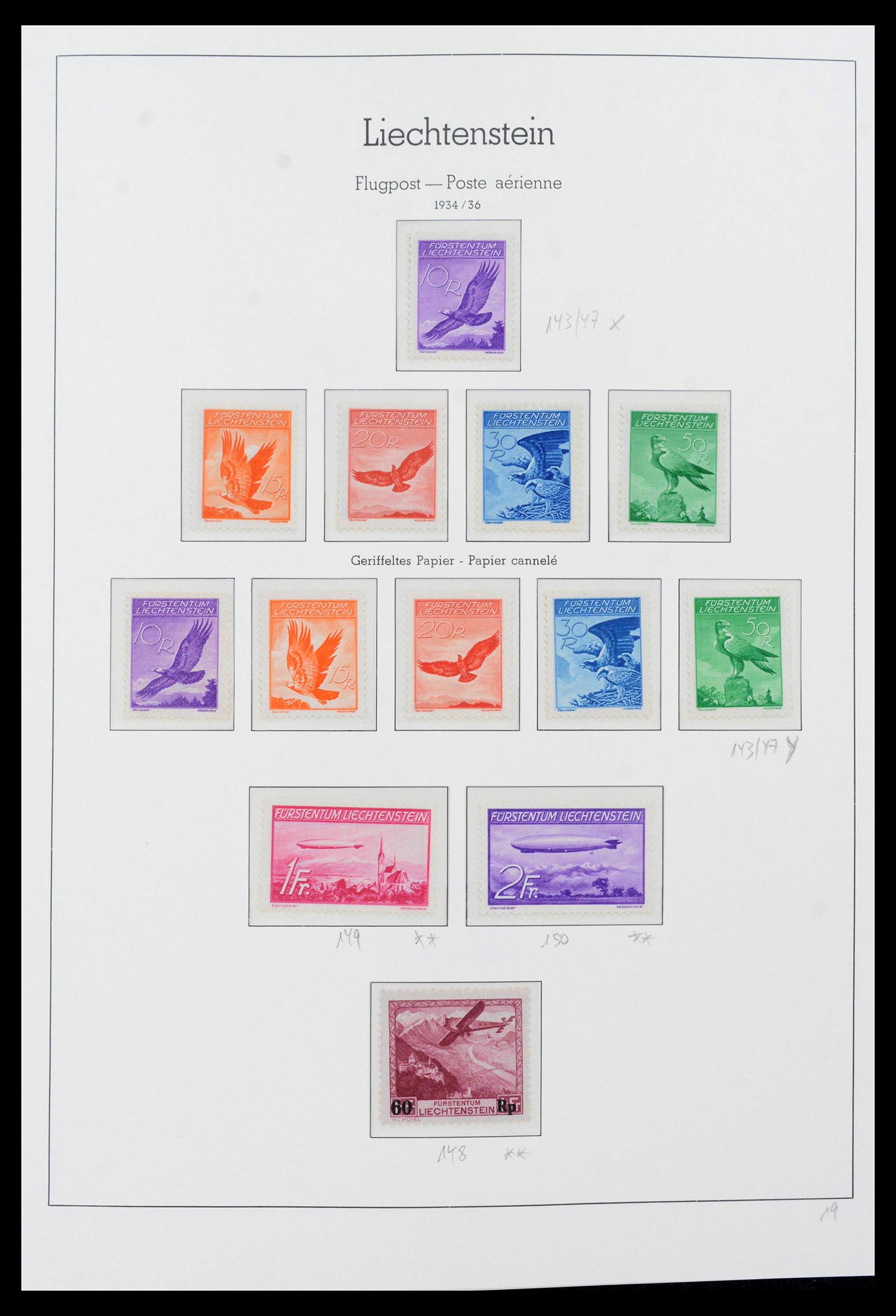 39835 0019 - Postzegelverzameling 39835 Liechtenstein compleet 1912-1980.