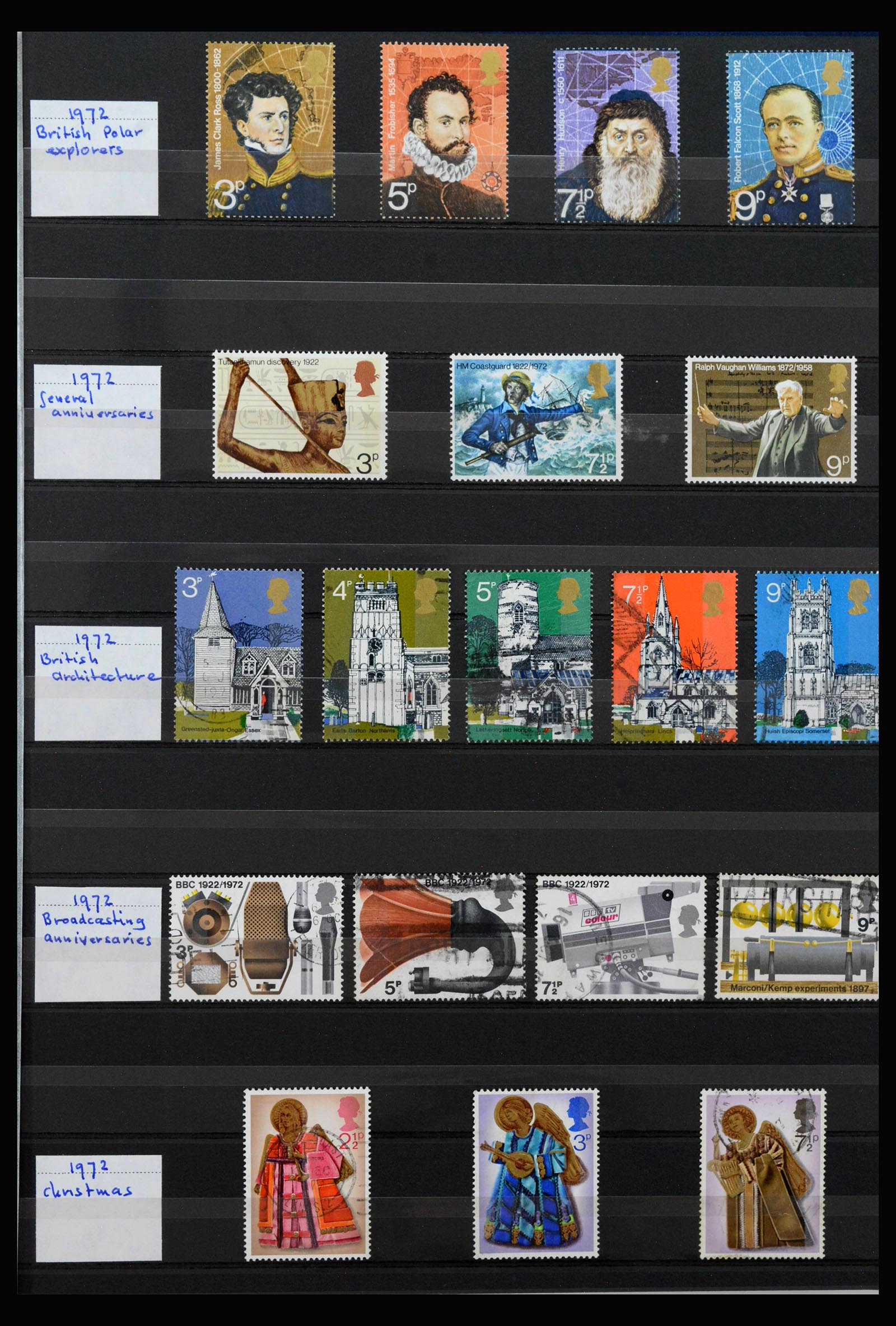 39838 0002 - Postzegelverzameling 39838 Engeland postfris 1971-2005.