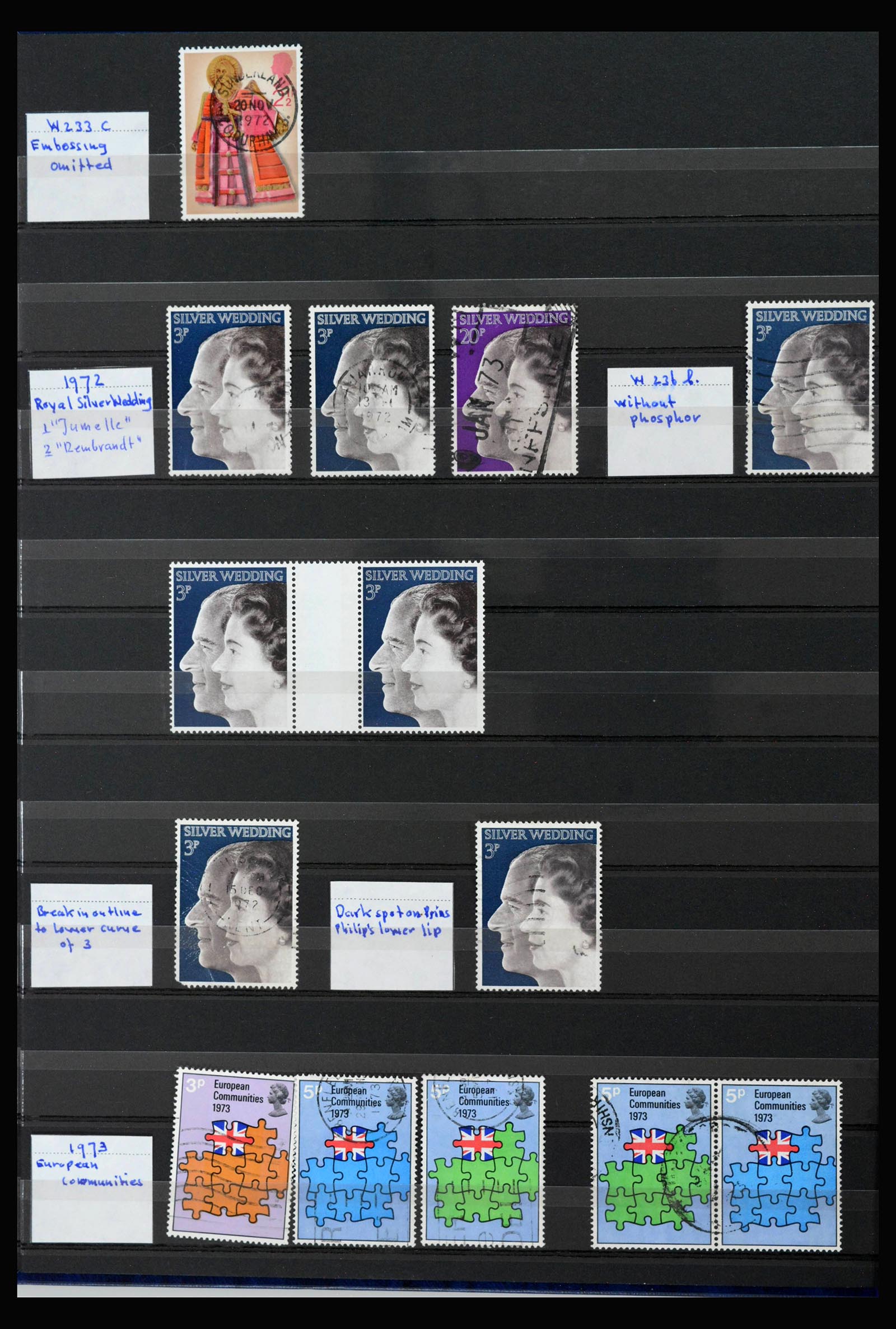 39838 0003 - Postzegelverzameling 39838 Engeland postfris 1971-2005.