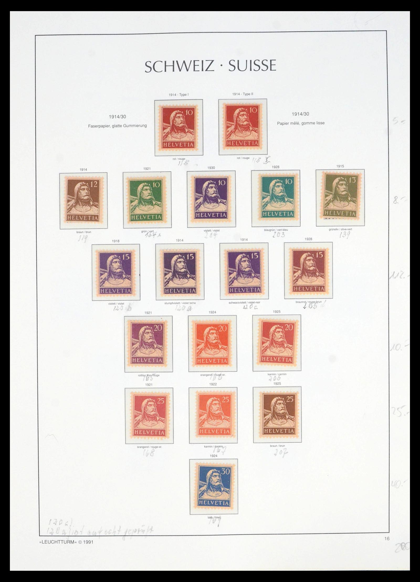 39840 0016 - Postzegelverzameling 39840 Zwitserland 1846-1965.