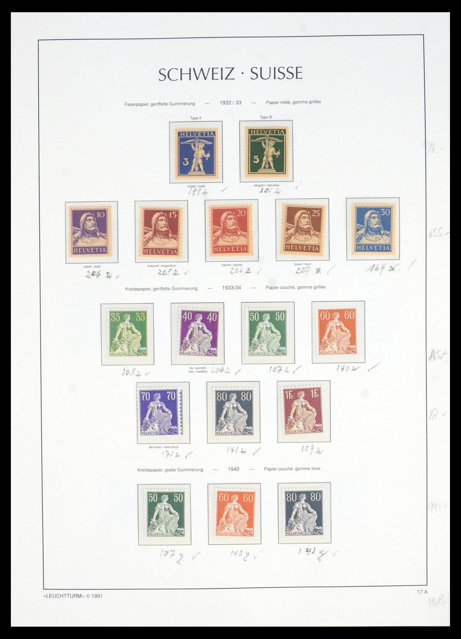 39840 0018 - Postzegelverzameling 39840 Zwitserland 1846-1965.