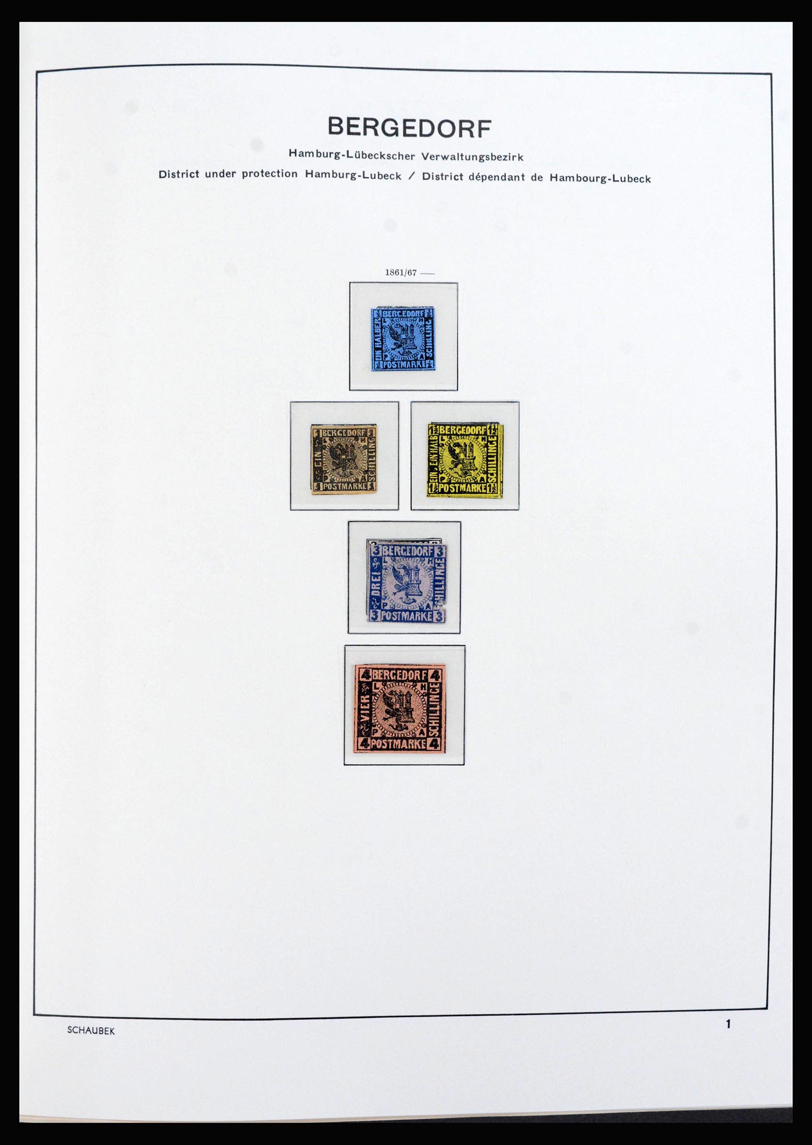 39850 0005 - Stamp collection 39850 Old German State s and territories 1851-1923.