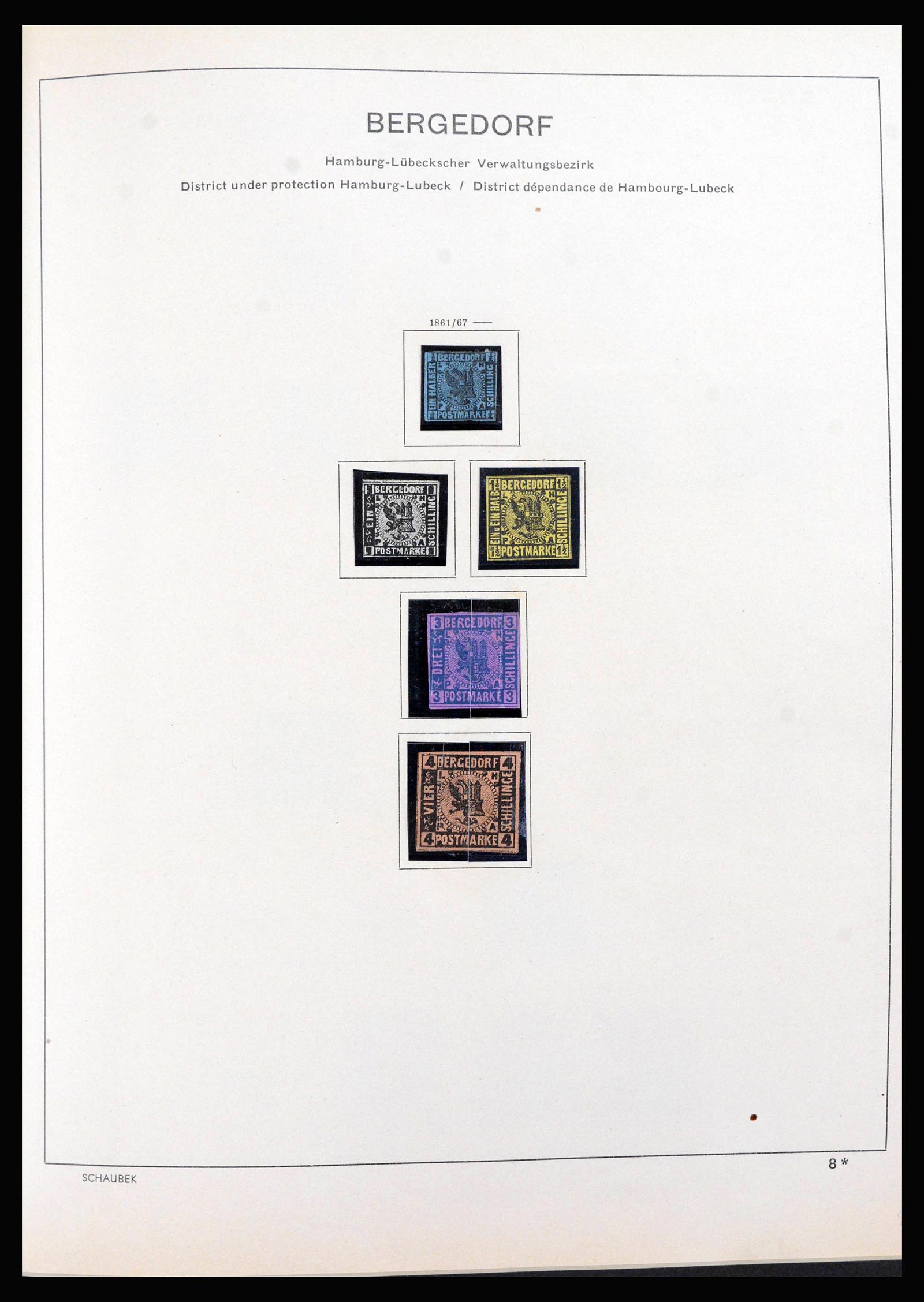 39850 0006 - Stamp collection 39850 Old German State s and territories 1851-1923.