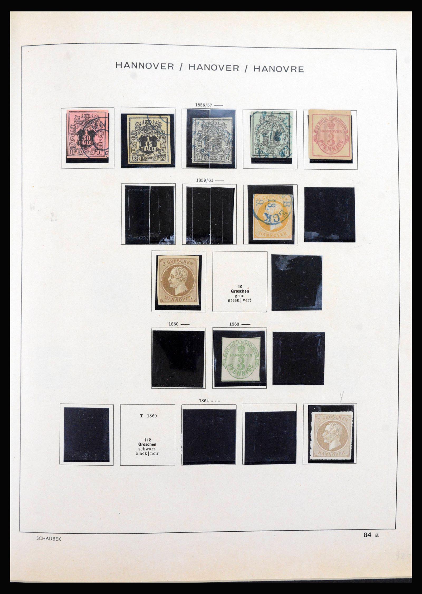 39850 0016 - Stamp collection 39850 Old German State s and territories 1851-1923.