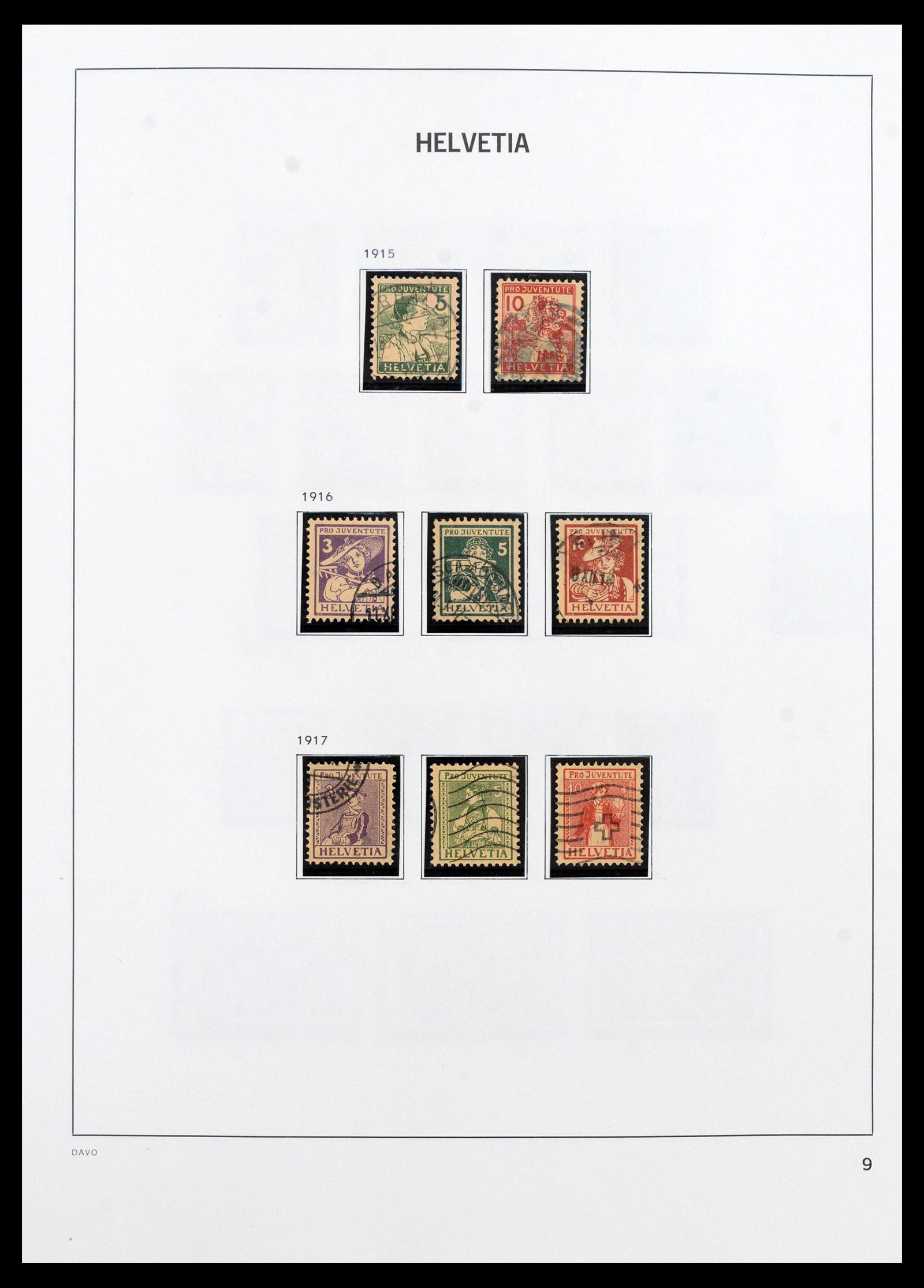 39865 0010 - Postzegelverzameling 39865 Zwitserland 1850-1992.