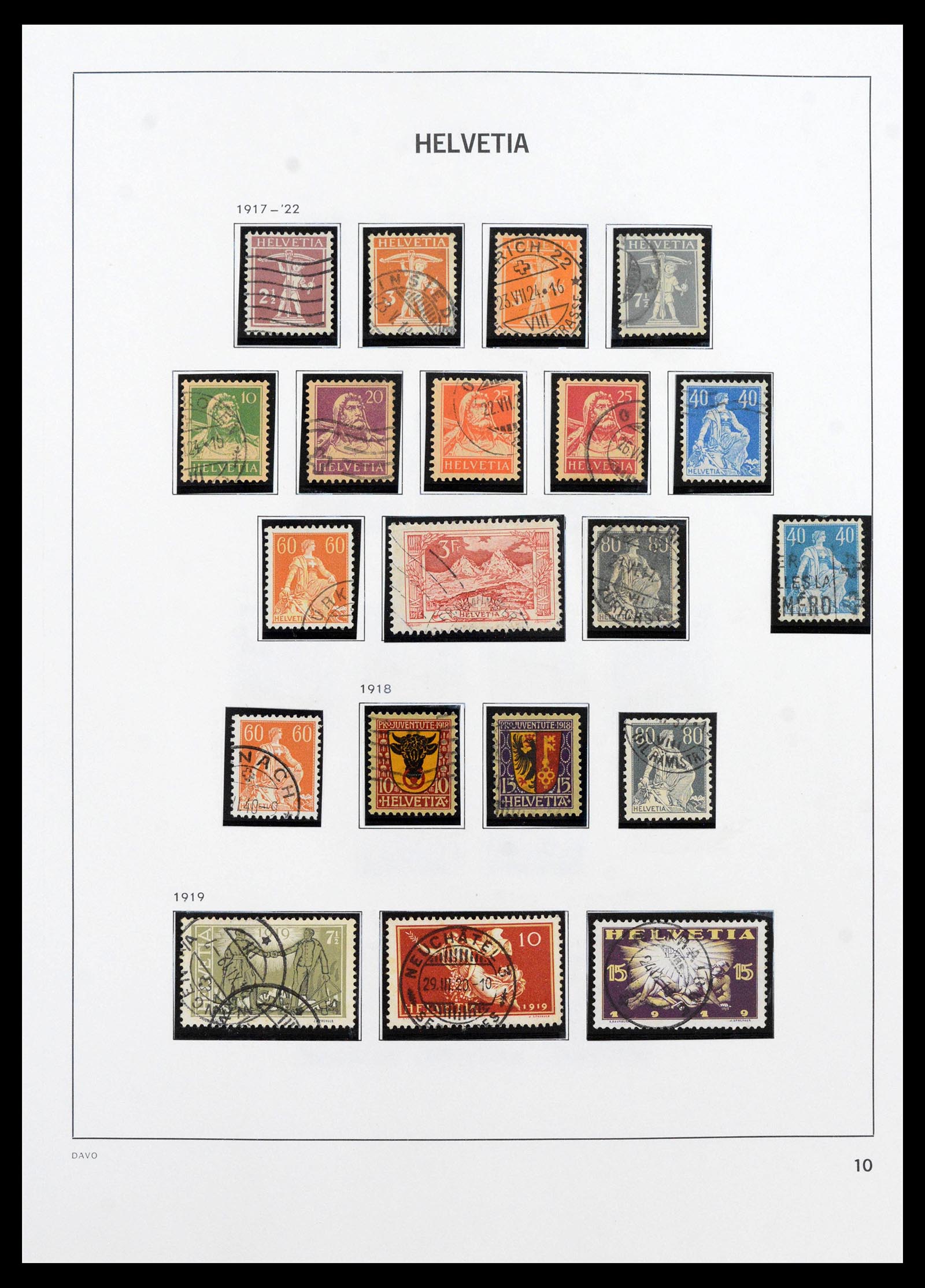 39865 0011 - Postzegelverzameling 39865 Zwitserland 1850-1992.